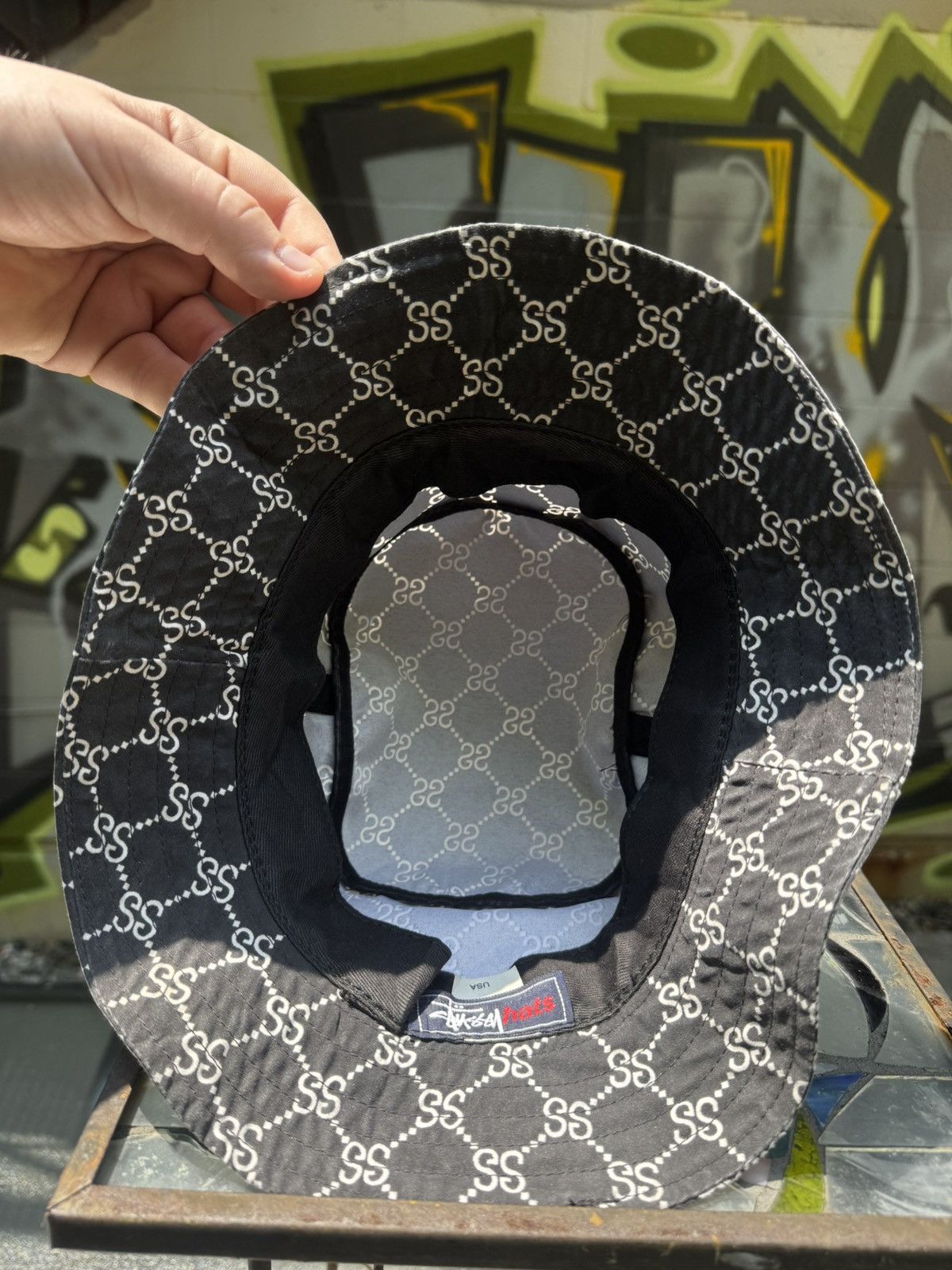 Stussy Vintage Stussy “stucci” bucket hat Size ONE SIZE - 3 Thumbnail