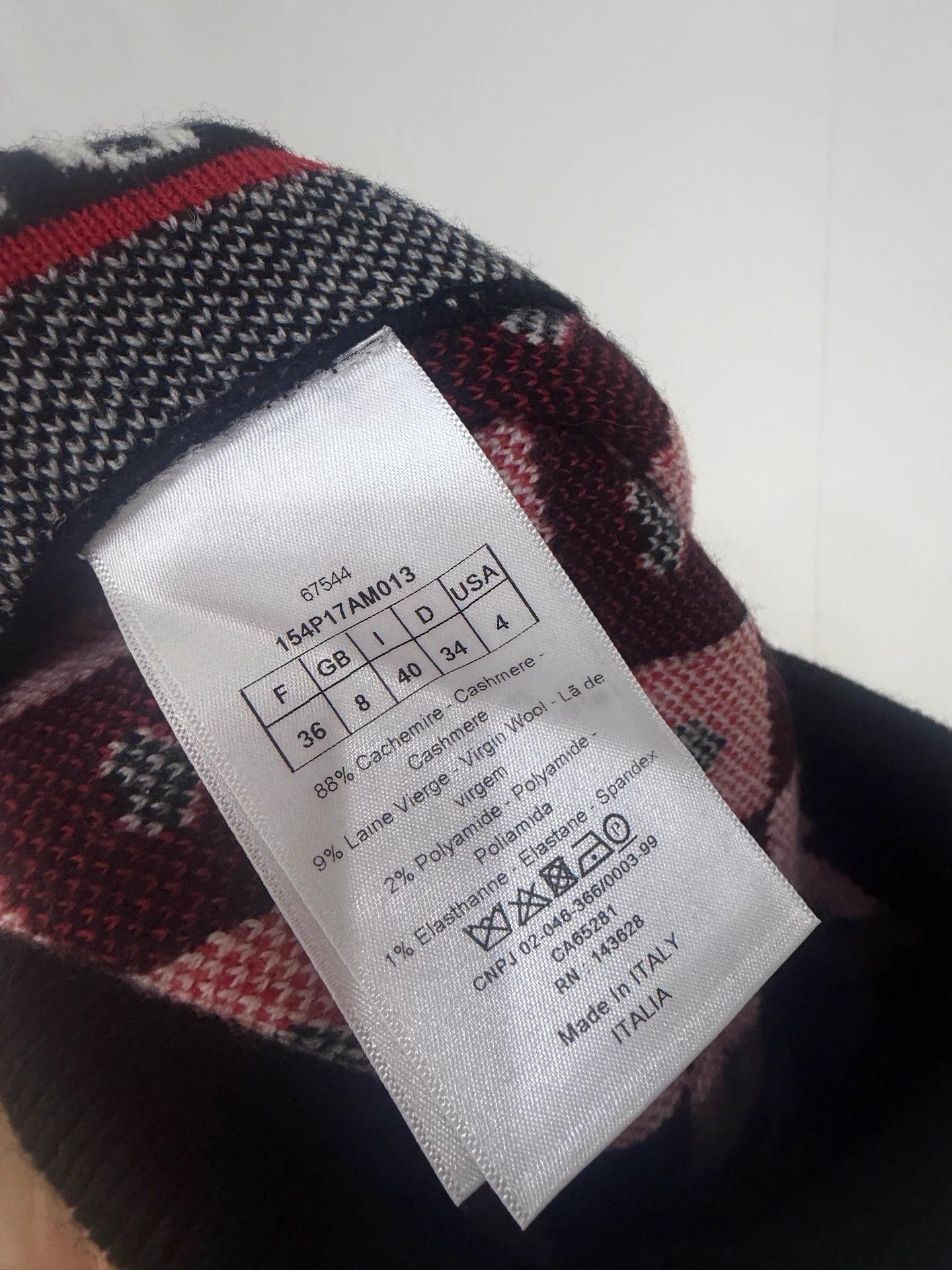 Dior Dior Heart Cashmere Letter Short 99 New FR36 Size 26" / US 2 / IT 38 - 5 Thumbnail