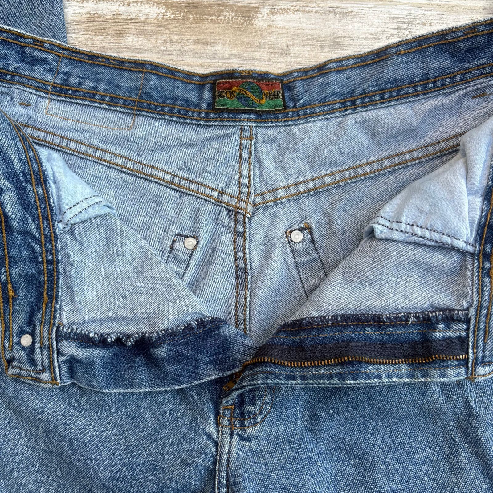 Structure VTG Structure Jeans 38L x 34 Medium Wash Blue Denim Size US 35 - 6 Thumbnail