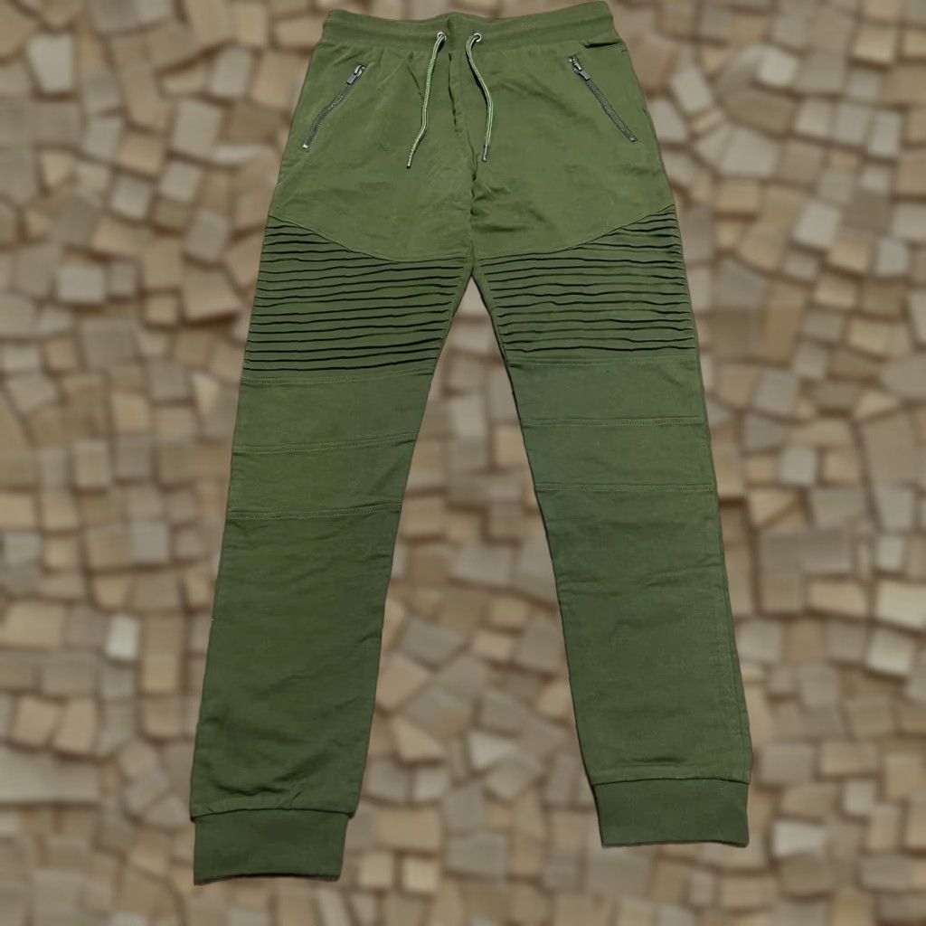 Vintage Forbidefense Sweatpants, Women's Size S, Green, Zip Pockets, Casual Pants Size 28" / US 6 / IT 42 - 1 Thumbnail