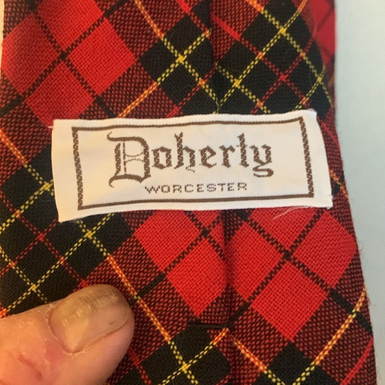 Robert Talbott Brodie clan tartan plaid 100% wool necktie Robert Talbot Size ONE SIZE - 5 Thumbnail