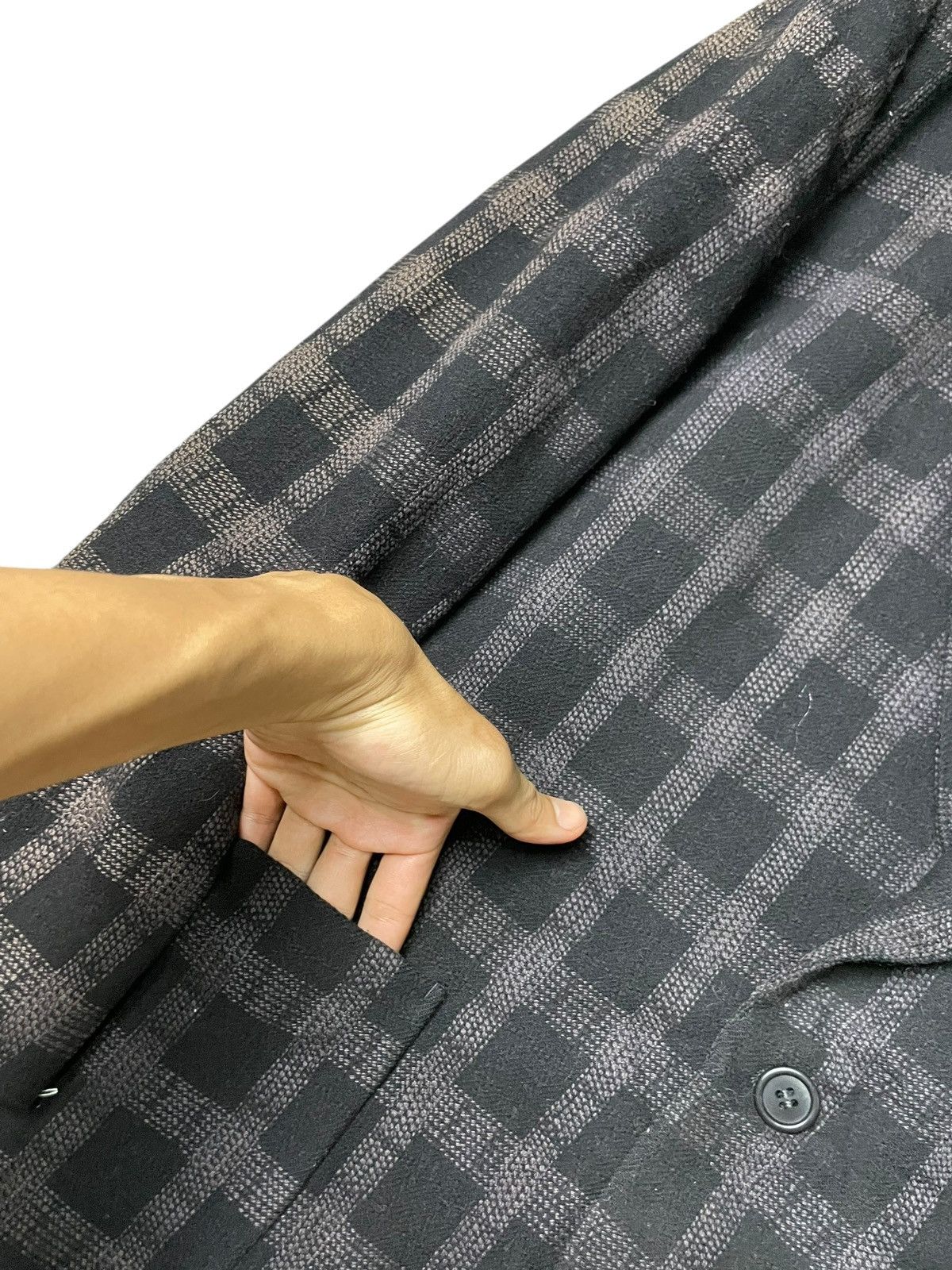 Japanese Brand × Vintage Shin Hosokawa Checkered Light Blazer (75) Size US S / EU 44-46 / 1 - 6 Thumbnail