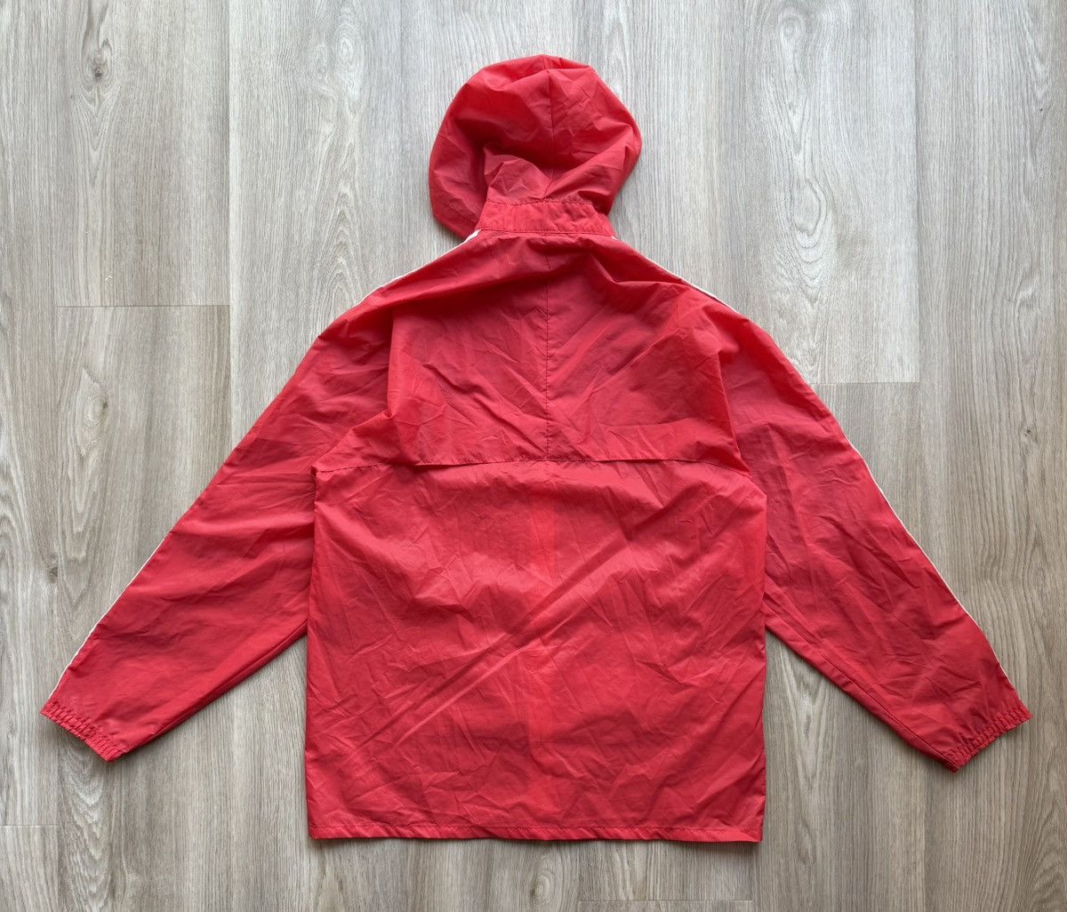 Adidas Vintage 70-80s Adidas Ventex Red Windbreaker Track Jacket Size US M / EU 48-50 / 2 - 10 Thumbnail
