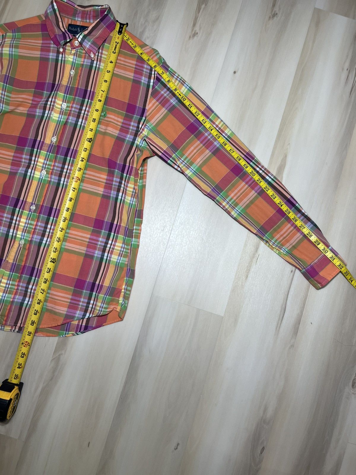 Polo Ralph Lauren Polo Ralph Lauren Mens Madras Plaid Button Down Shirt Sz M Size US M / EU 48-50 / 2 - 4 Thumbnail