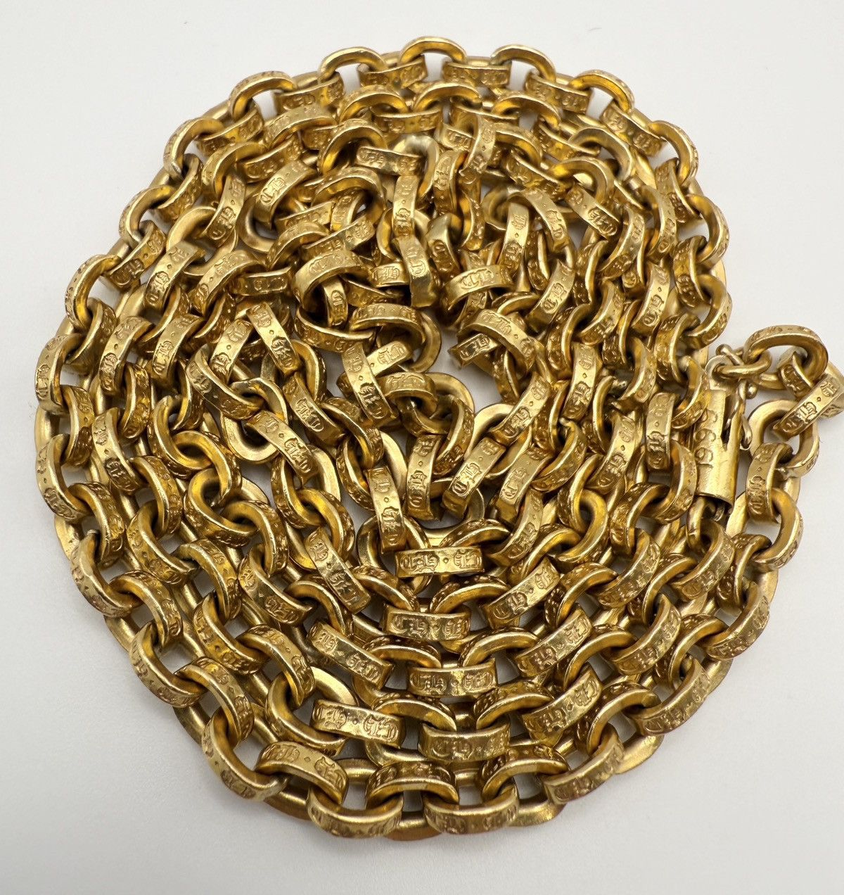 Chrome Hearts Chrome Hearts 22k Gold Paper Chain Necklace 30 inch Size ONE SIZE - 11 Thumbnail