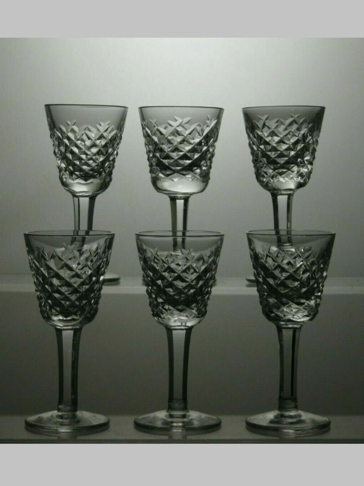 Other Waterford Crystal Alana Cut Liqueur Set Of 6 Glasses 3 1/2" Size ONE SIZE - 1 Thumbnail