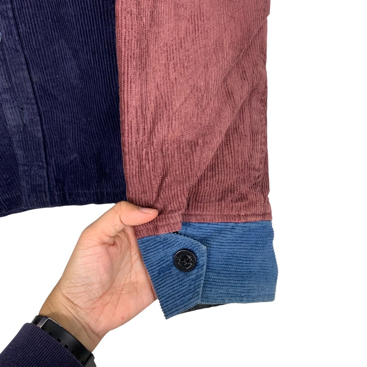 Japanese Brand Wash N Make Multicolor Corduroy Jacket Size US M / EU 48-50 / 2 - 13 Thumbnail