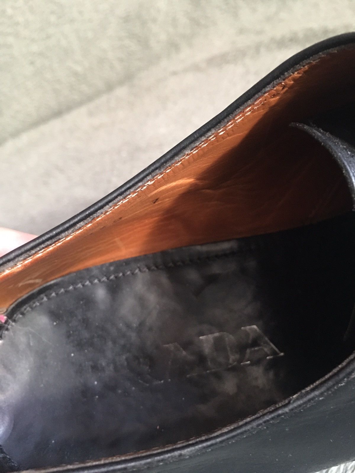 Prada Prada Black Leather Formal Dress Shoes Size 7 Size US 7 / EU 40 - 11 Thumbnail