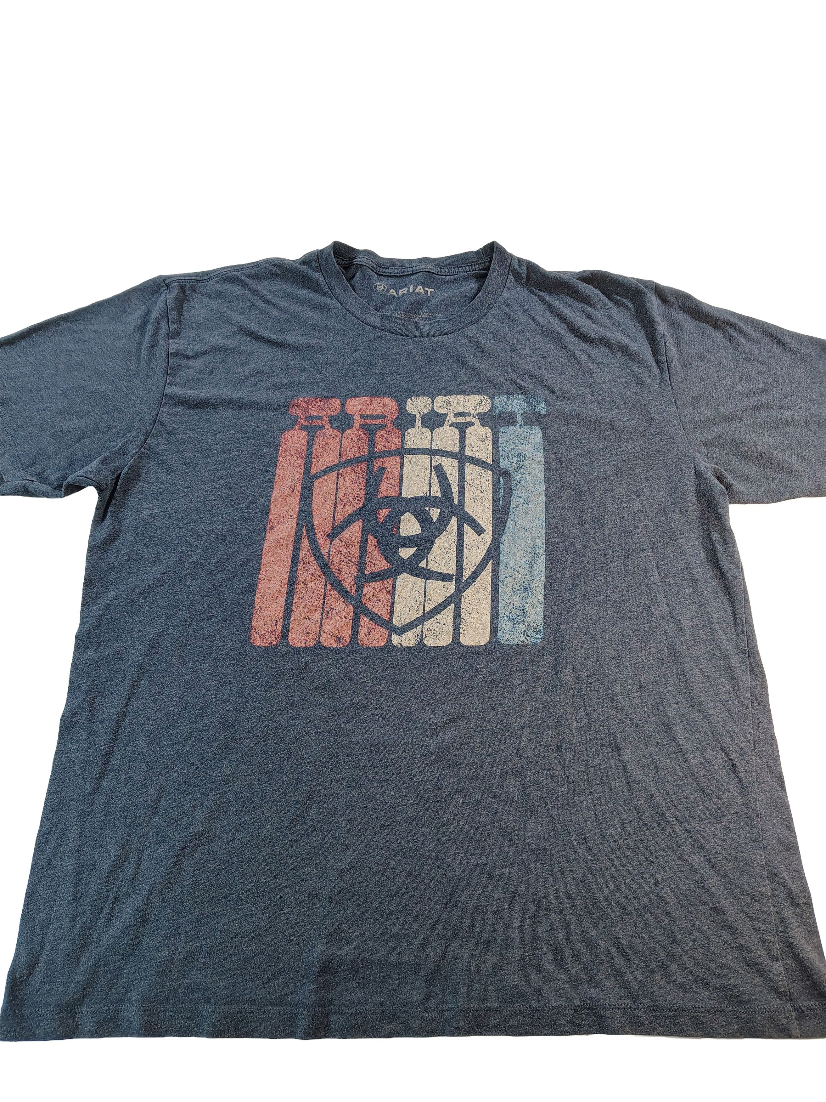 Ariat Men's Rare Dark Grey Vintage Ariat Graphic T-Shirt Size XL Size US XL / EU 56 / 4 - 1 Thumbnail