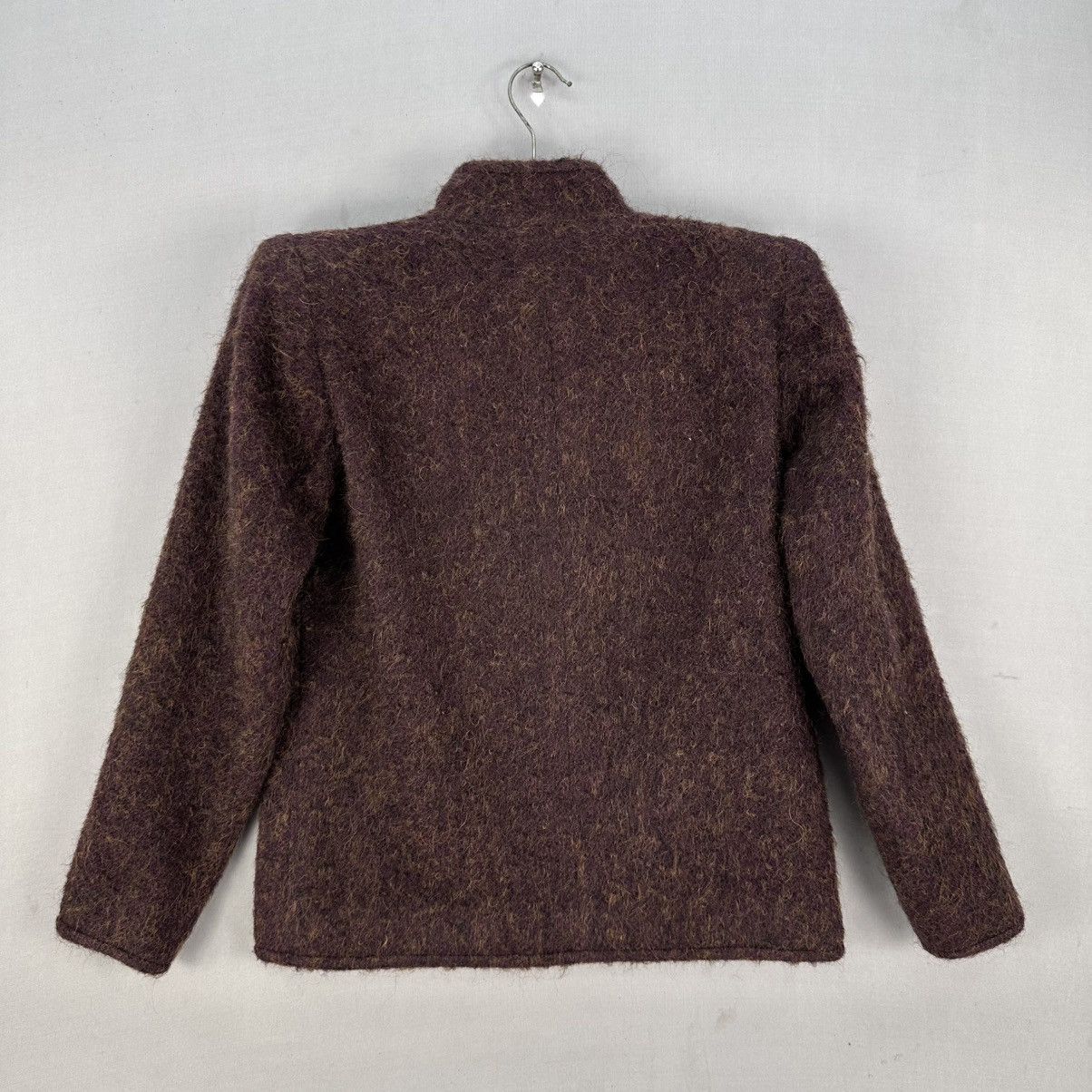 Vintage 80's Mohair Wool Jacket Special Custom Made