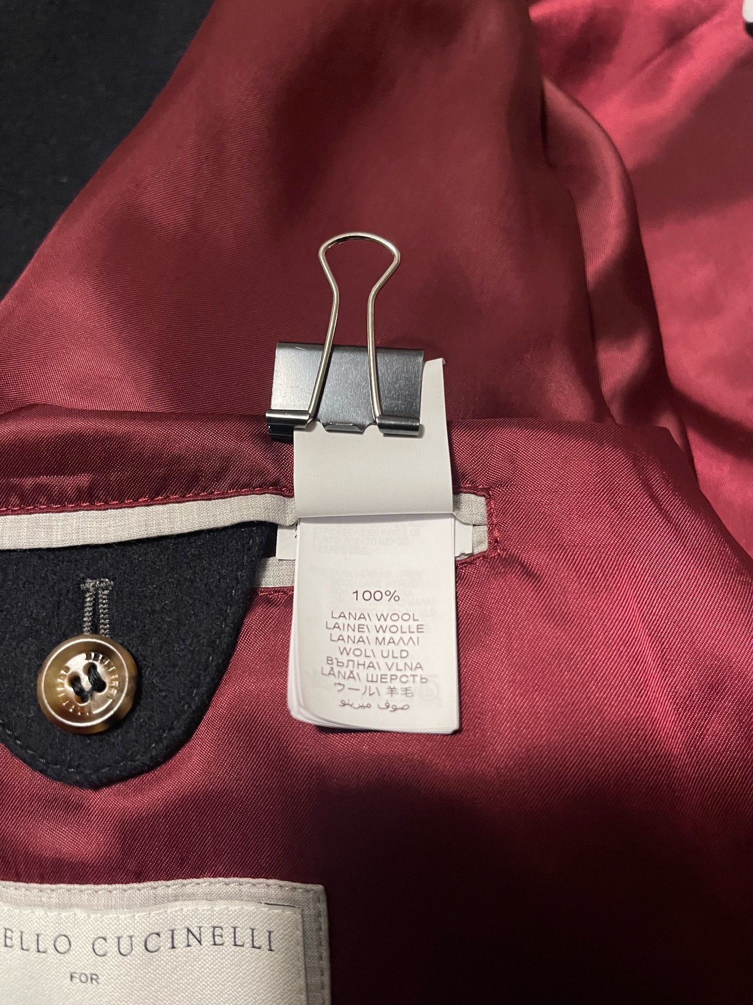 Brunello Cucinelli Brunello Cucinelli Melton Wool Flight Jacket Size 50 IT Size US M / EU 48-50 / 2 - 15 Thumbnail