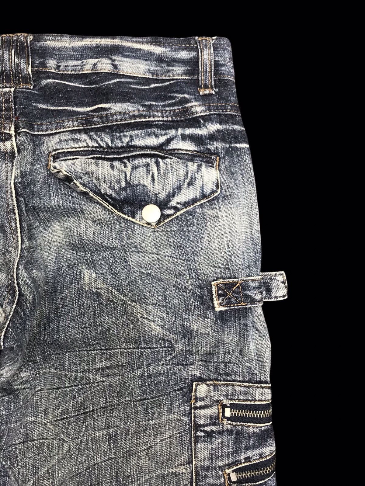 Seditionaries × semanticdesign 💥FLARE💥semantic design SICK FLARE MULTIPOCKETS DENIM F214 Size US 32 / EU 48 - 13 Thumbnail