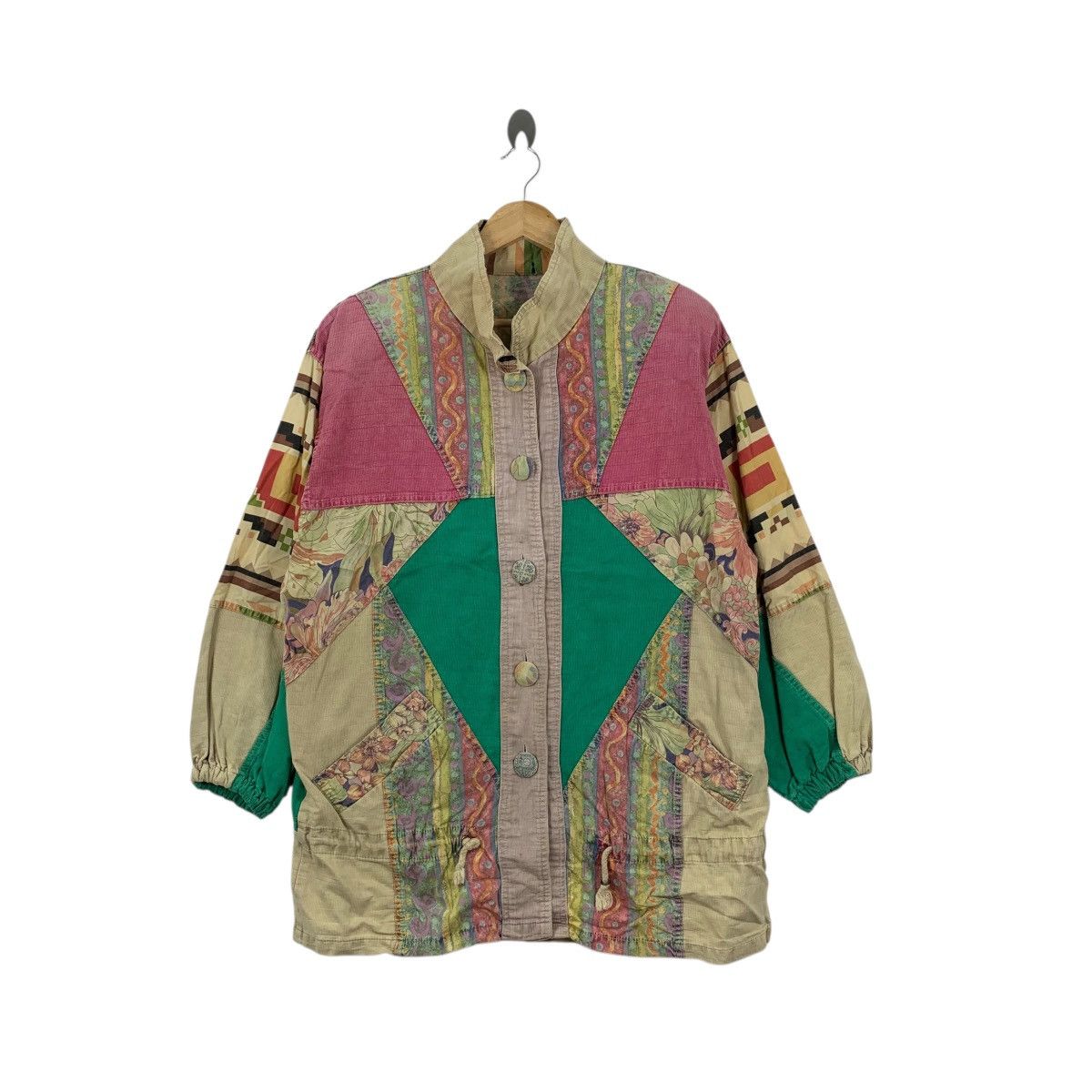 Other Vintage KOREA HIGH FASHION Patchwork Artwork Abstrack Jacket Size XL / US 12-14 / IT 48-50 - 1 Thumbnail
