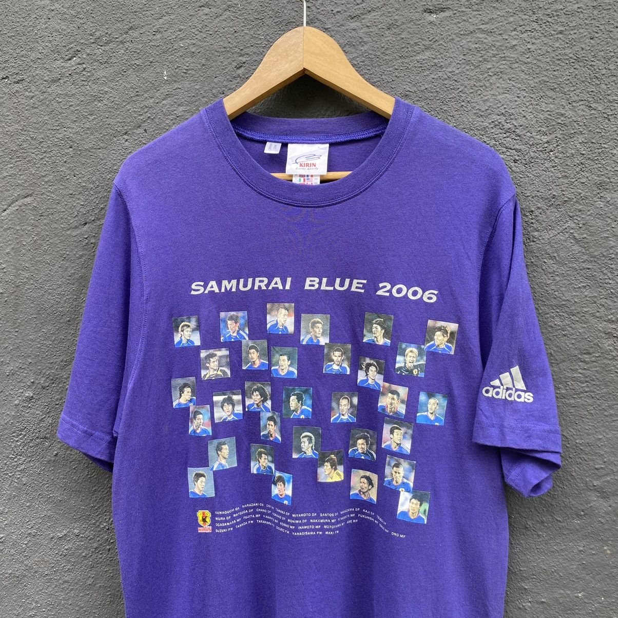 Vintage Thrashed Vintage 2006 Samurai Blue Kirin Japan Team Tee Size US L / EU 52-54 / 3 - 2 Thumbnail
