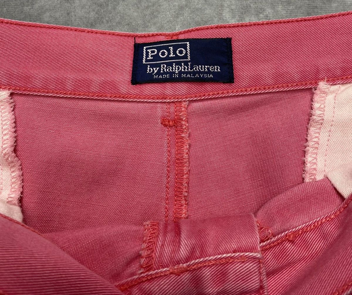 Polo Ralph Lauren 90’s Vintage Polo Ralph Lauren Pink Chino Shorts Size US 36 / EU 52 - 2 Thumbnail
