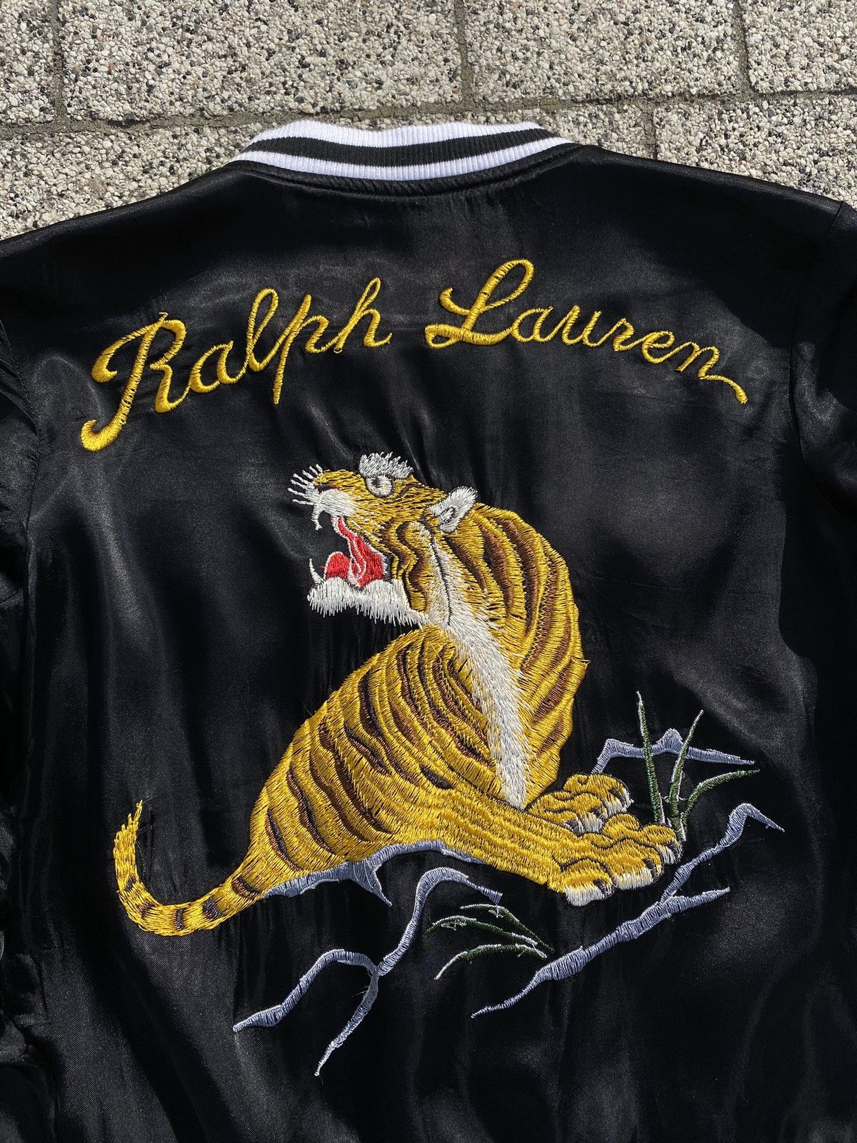 Denim & Supply Ralph Lauren × Polo Ralph Lauren × Vintage Denim And Supply Ralph Lauren WMNS Bomber Tiger Jacket Size S / US 4 / IT 40 - 5 Thumbnail