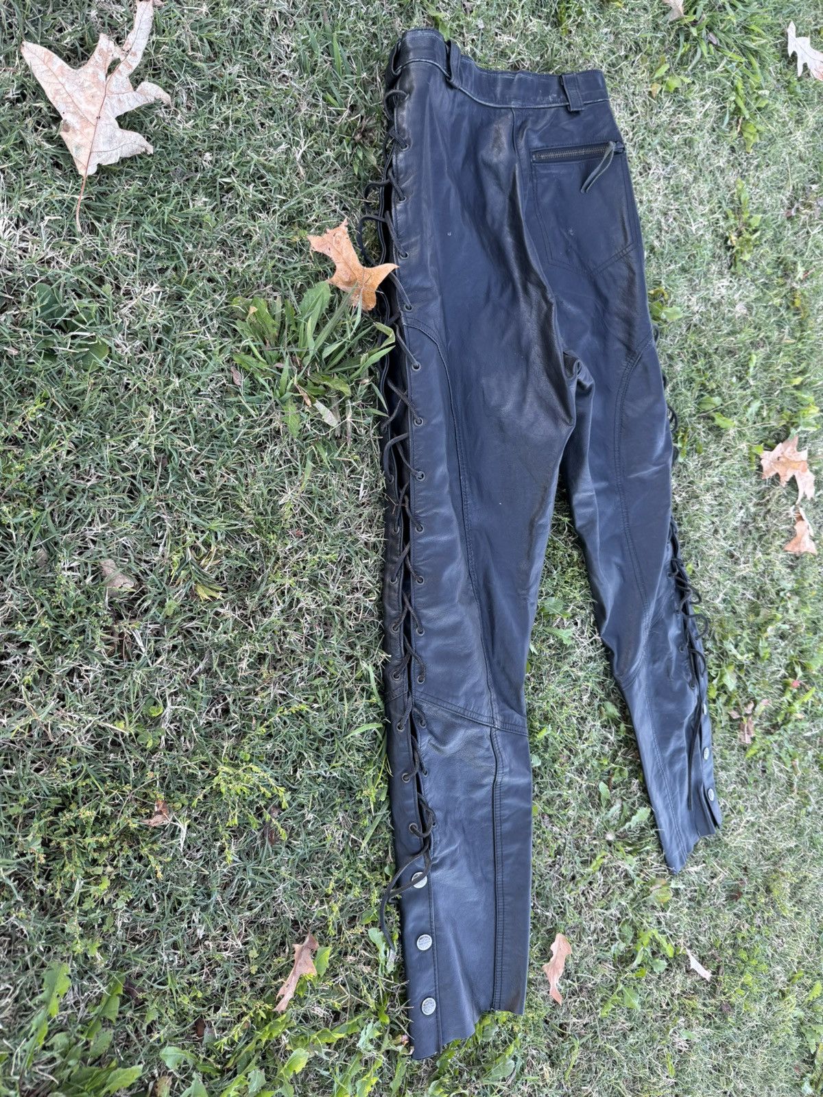 Harley Davidson Harley Davidson Leather Riding Pants Size 32" / US 10 / IT 46 - 8 Thumbnail