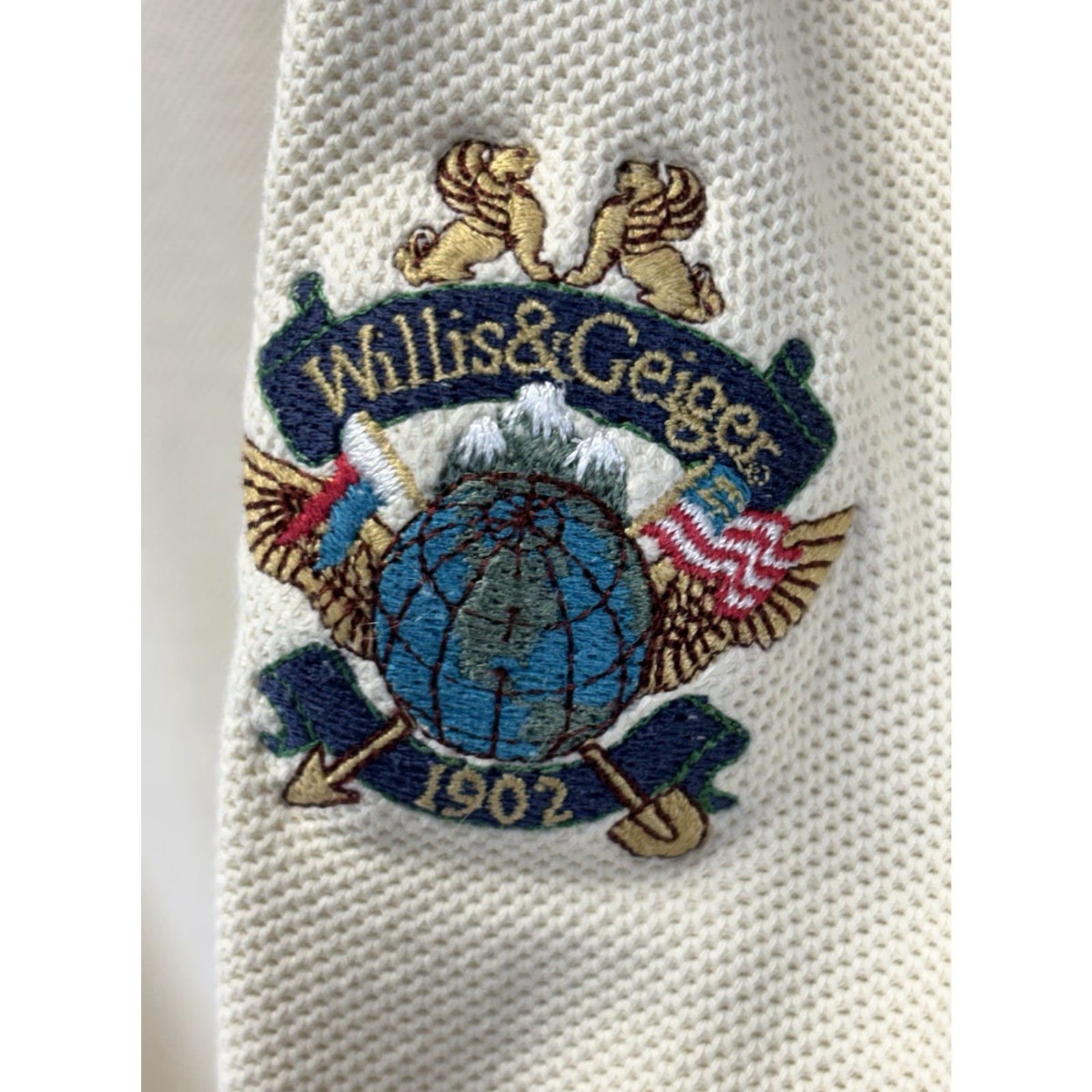 Vintage VINTAGE Willis & Geiger Turtleneck Shirt L Men’s Beige 1990s Crest Preppy Mens Size US L / EU 52-54 / 3 - 4 Thumbnail