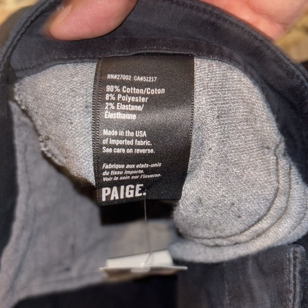Paige Paige Men's Black Joggers NWT Sz 38x30 Size US 38 / EU 54 - 5 Thumbnail