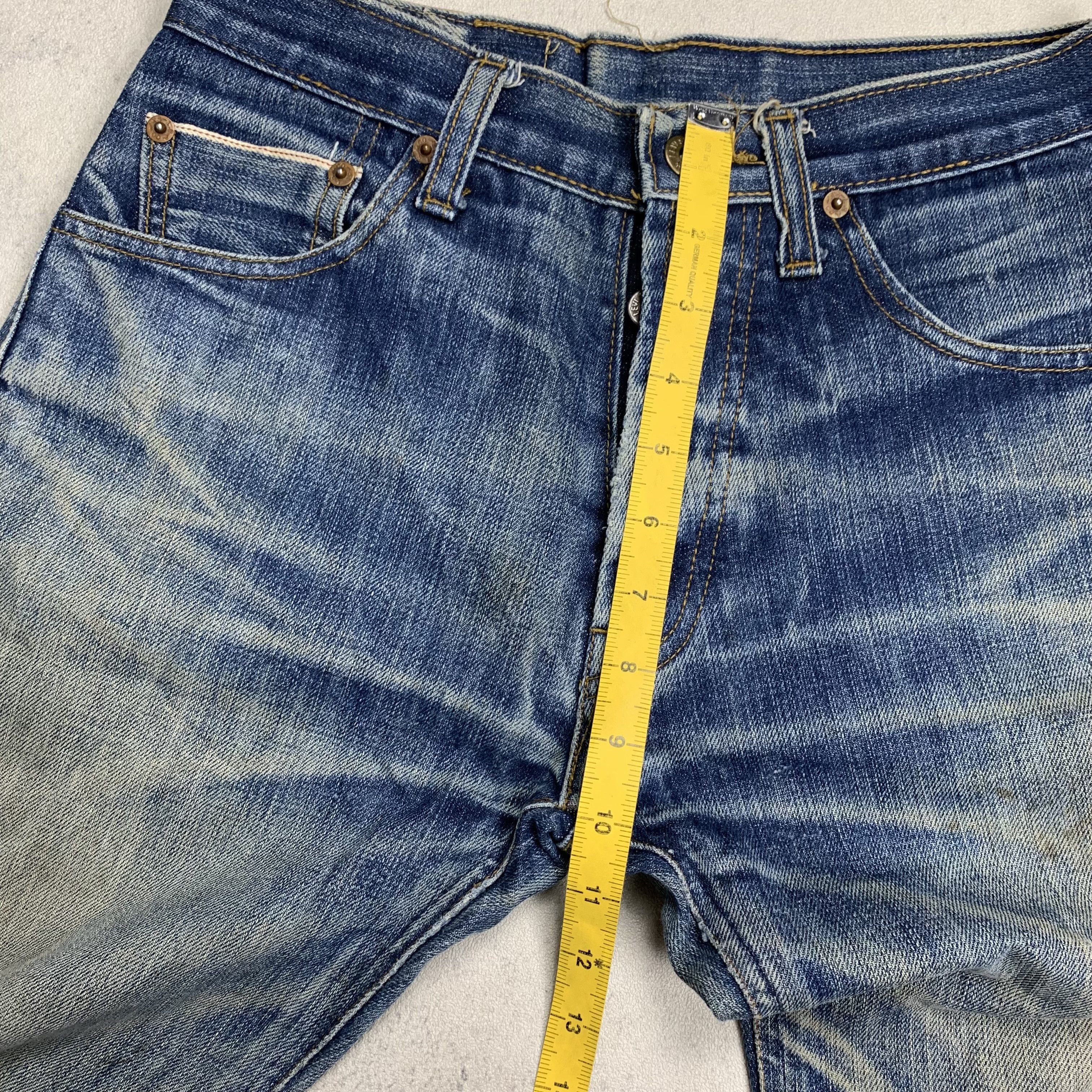 Levi's Vintage Levi's 501 Big E Selvedge Distressed Jeans Size US 27 - 15 Thumbnail