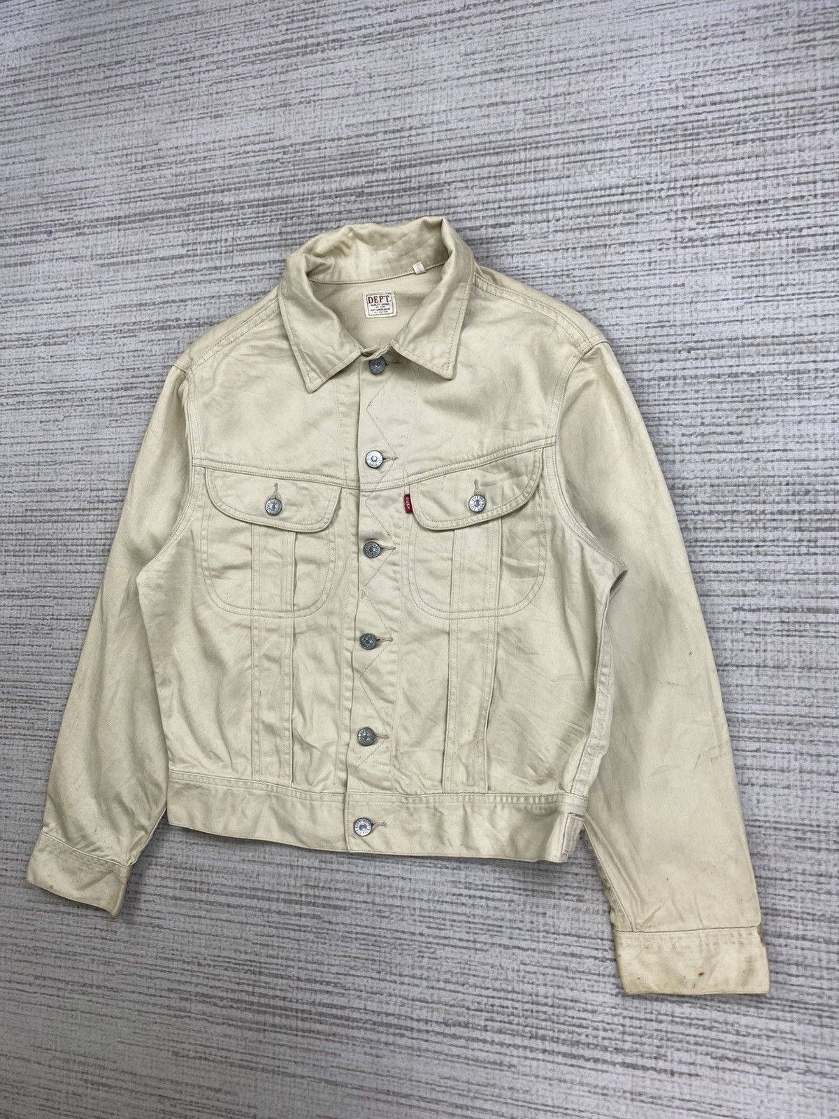 Japanese Brand × Vintage Vintage DEPT Japan Union Made Trucker Cotton Jacket Size US M / EU 48-50 / 2 - 4 Thumbnail