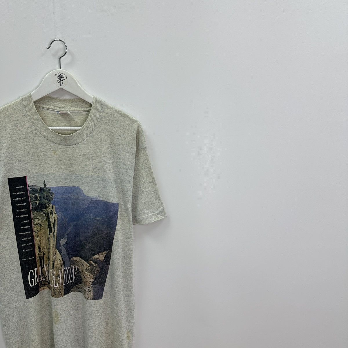 Fruit Of The Loom Vintage 90s Grand Canyon Washington FOTL tee y2k single Size US L / EU 52-54 / 3 - 2 Thumbnail