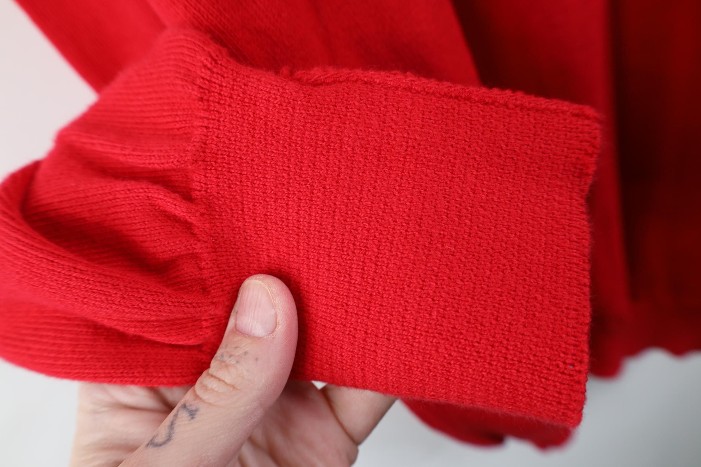 Wilson Vintage 90s Wilson Staff Tennis Knit Crewneck Sweater Red Size US XL / EU 56 / 4 - 7 Thumbnail