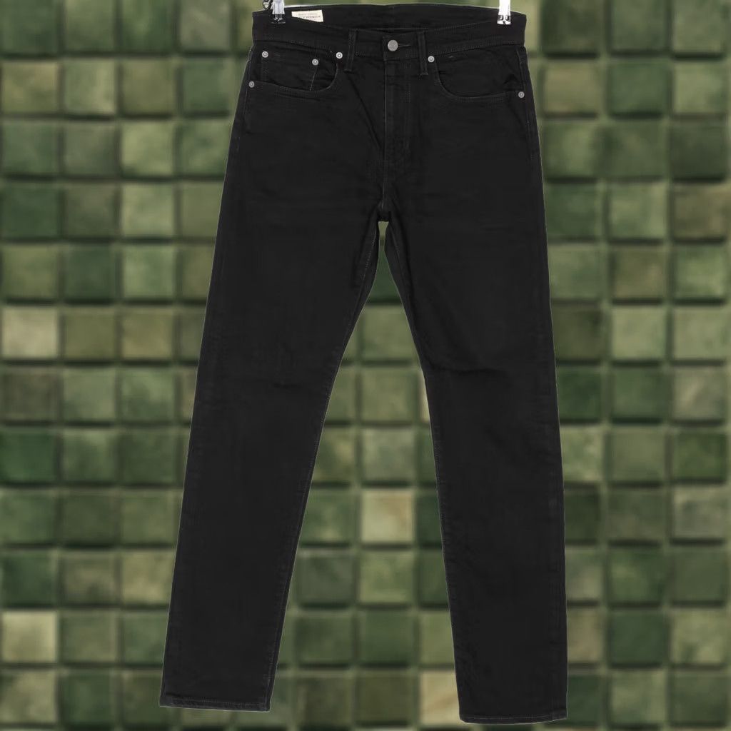 Levi's VINTAGE LEVI’S 502 PREMIUM Big E Tapered Jeans Men 31/32 Dark Denim Stretch DZ5988 Size US 31 - 1 Thumbnail