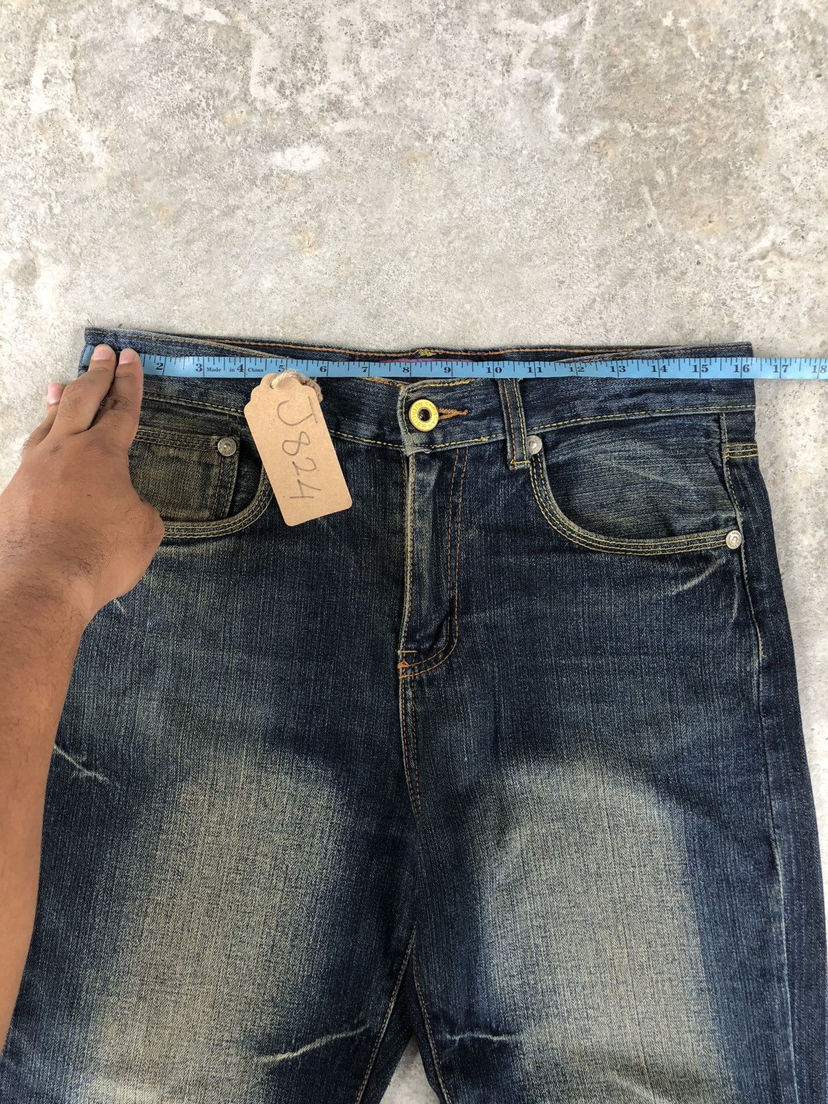 Christian Audigier Ed Hardy Embroidered Jeans Distressed Jeans Size US 32 / EU 48 - 20 Thumbnail