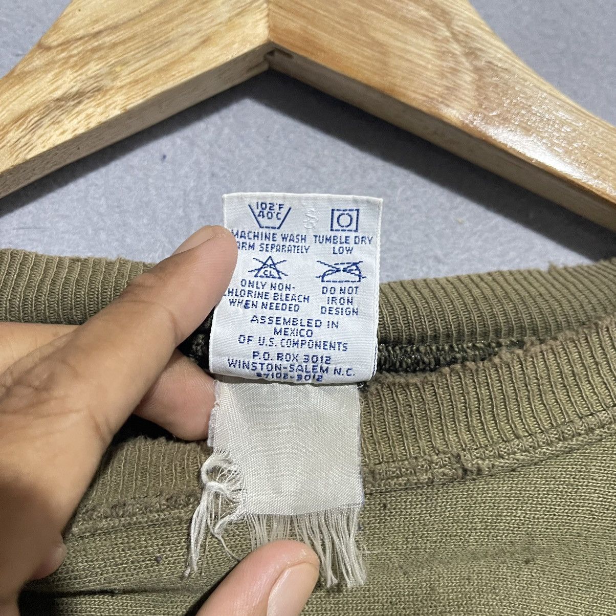 Champion Vintage 90s Champion Reverse Weave Sweatshirt Army Green Size US M / EU 48-50 / 2 - 7 Thumbnail