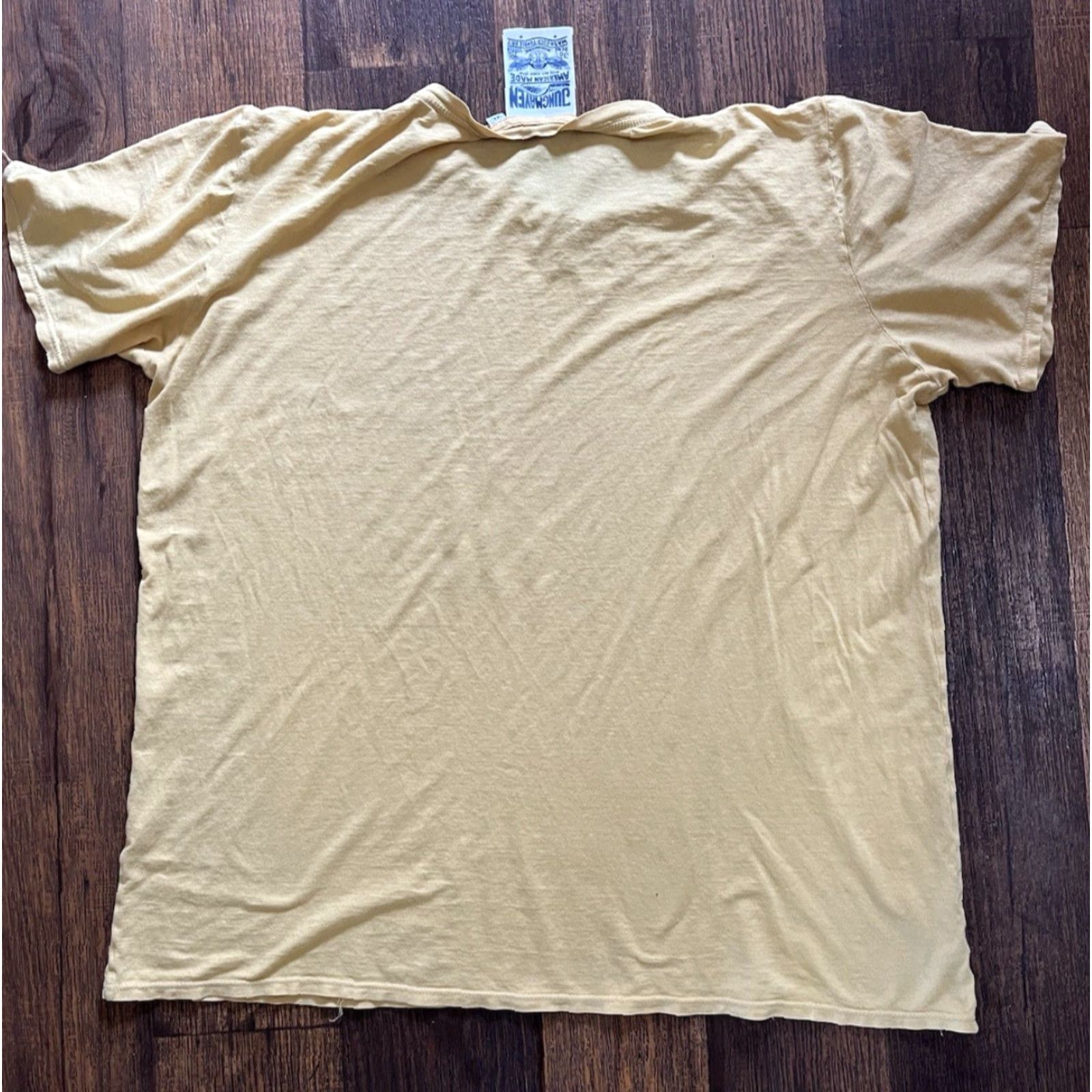 Jungmaven Jungmaven T-Shirt Yellow Seaweed and Gravel XL Womens Hippie Boho USA City Shirt Size XL / US 12-14 / IT 48-50 - 7 Thumbnail