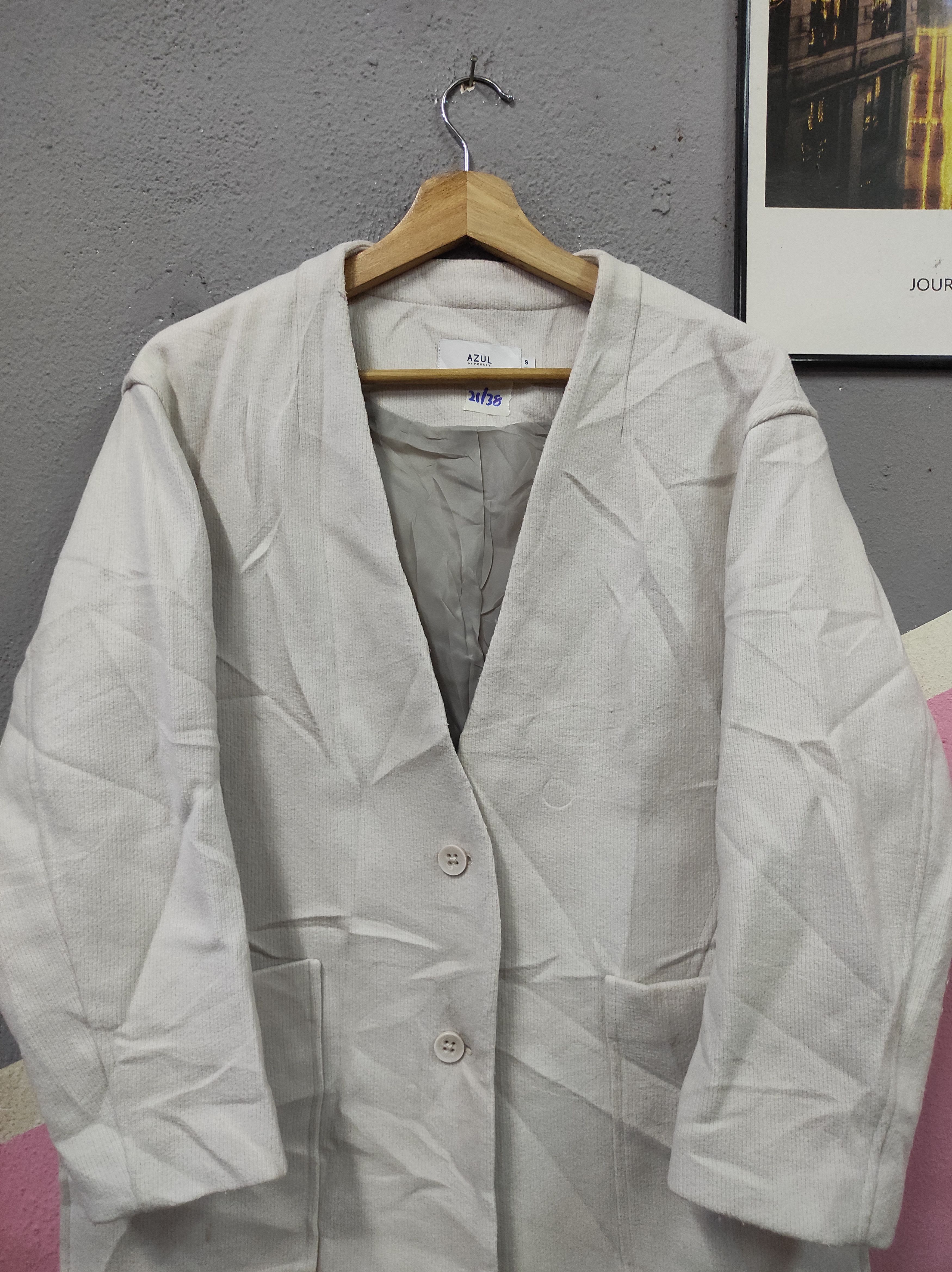 Japanese Brand × MOUSSY AZUL BY MOUSSY OVERCOAT LONG JACKET Size S / US 4 / IT 40 - 2 Thumbnail