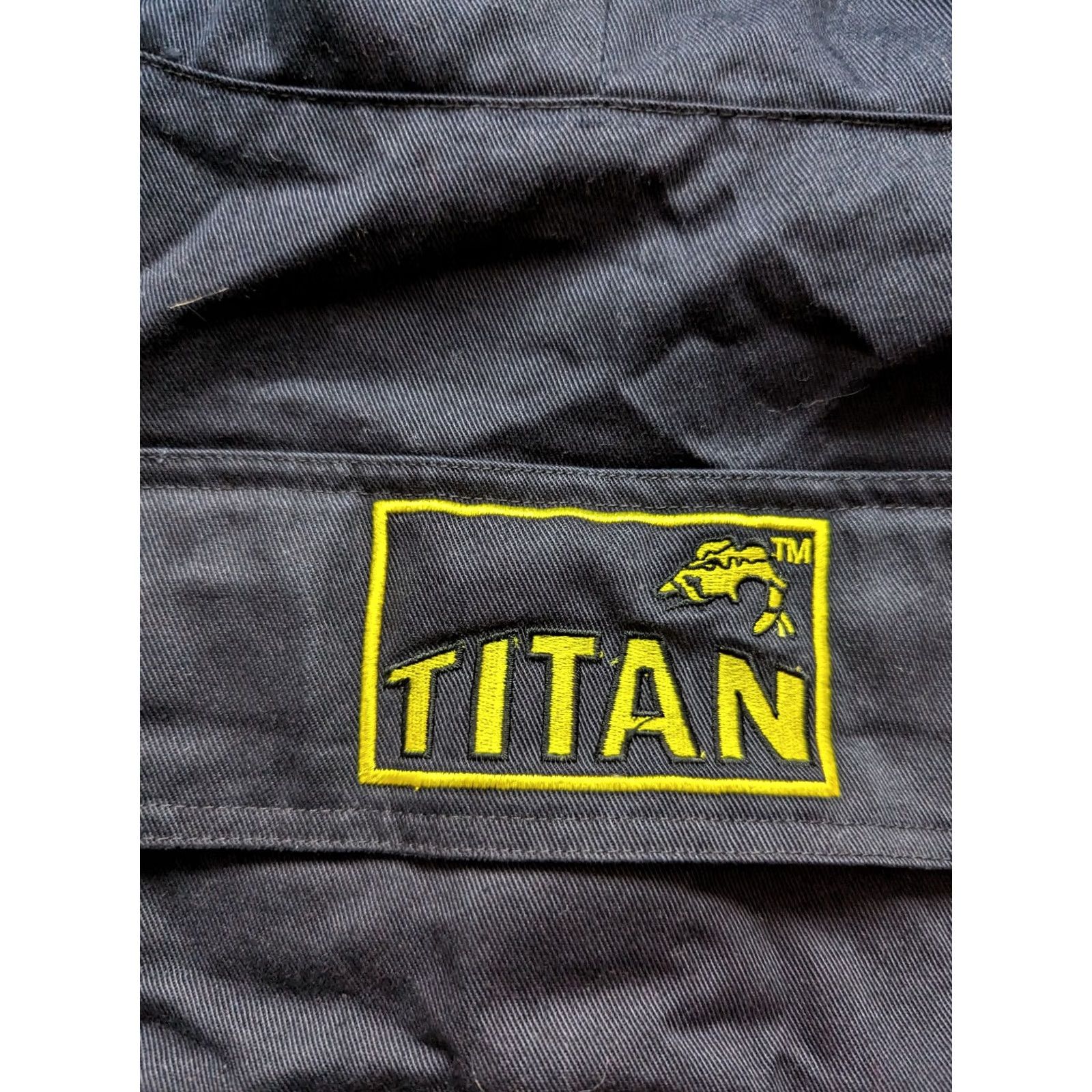 Vintage Titan Jacket Mens L Blue Waterproof Hooded 3-in-1 Fishing Navy Titan Royal Navy? Size US L / EU 52-54 / 3 - 5 Thumbnail
