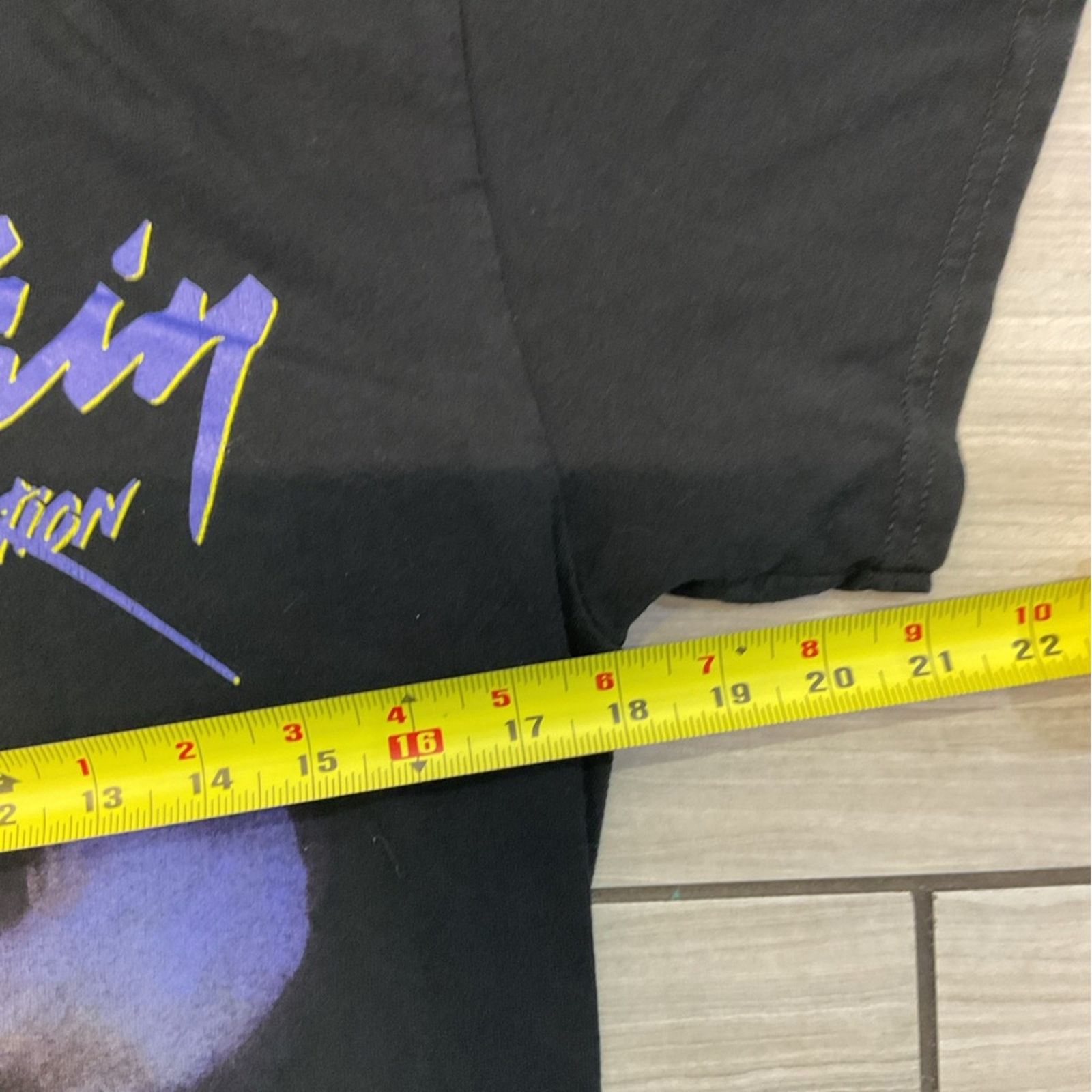 Purple Purple Rain Black Graphic T-Shirt Size US M / EU 48-50 / 2 - 5 Thumbnail