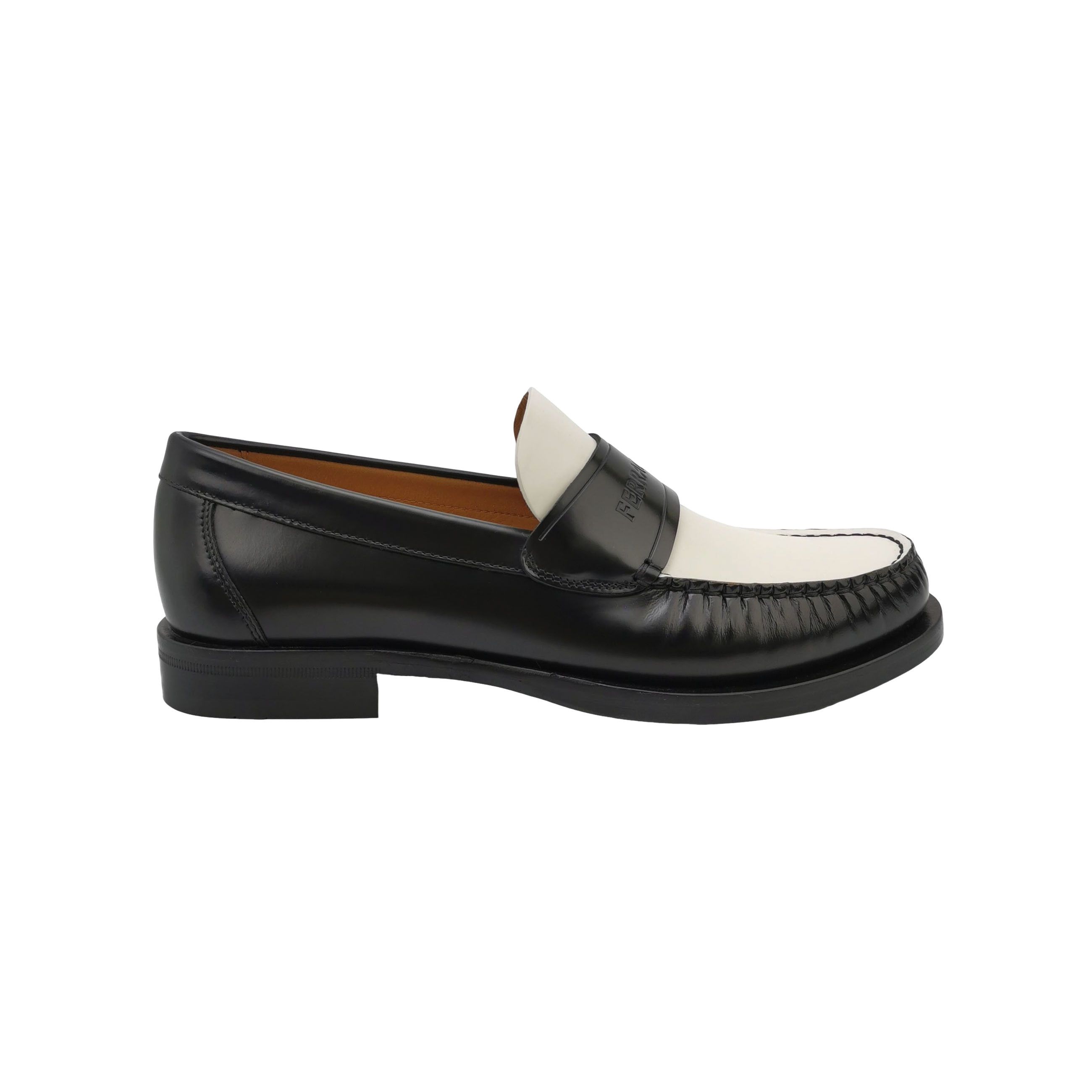 Salvatore Ferragamo Salvatore Ferragamo Bi-Color Leather Loafers Size 7 Size US 8 / EU 41 - 1 Thumbnail