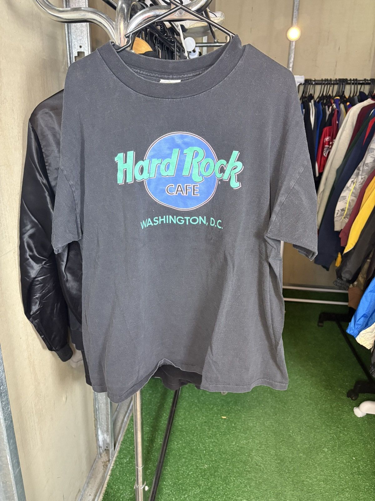 Hard Rock Cafe × Vintage 1990’s Hard Rock Cafe Washington DC tee Size US XL / EU 56 / 4 - 1 Thumbnail
