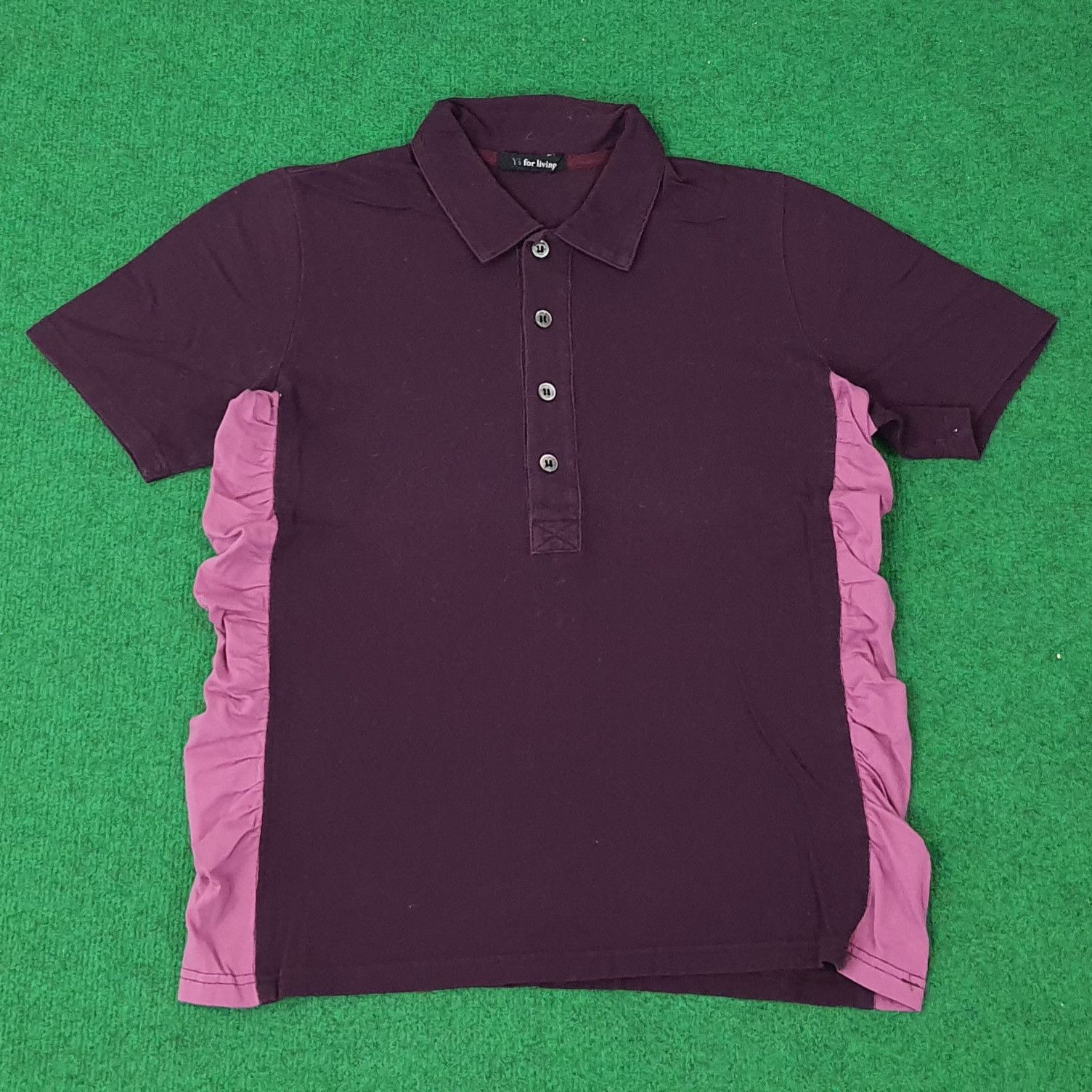 Y's Vintage Y's for Living by Yohji Yamamoto Polo Shirt C249N26 Size S / US 4 / IT 40 - 1 Thumbnail