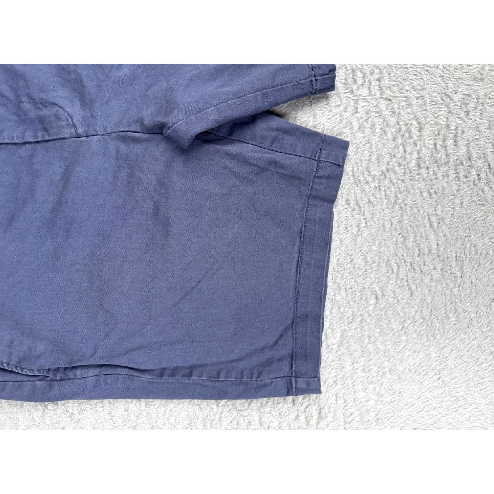 Nautica Nautica Shorts Mens 34 Blue Chino Flat Front Stretch 8 Inseam Casual Summer Men Size US 34 / EU 50 - 3 Thumbnail