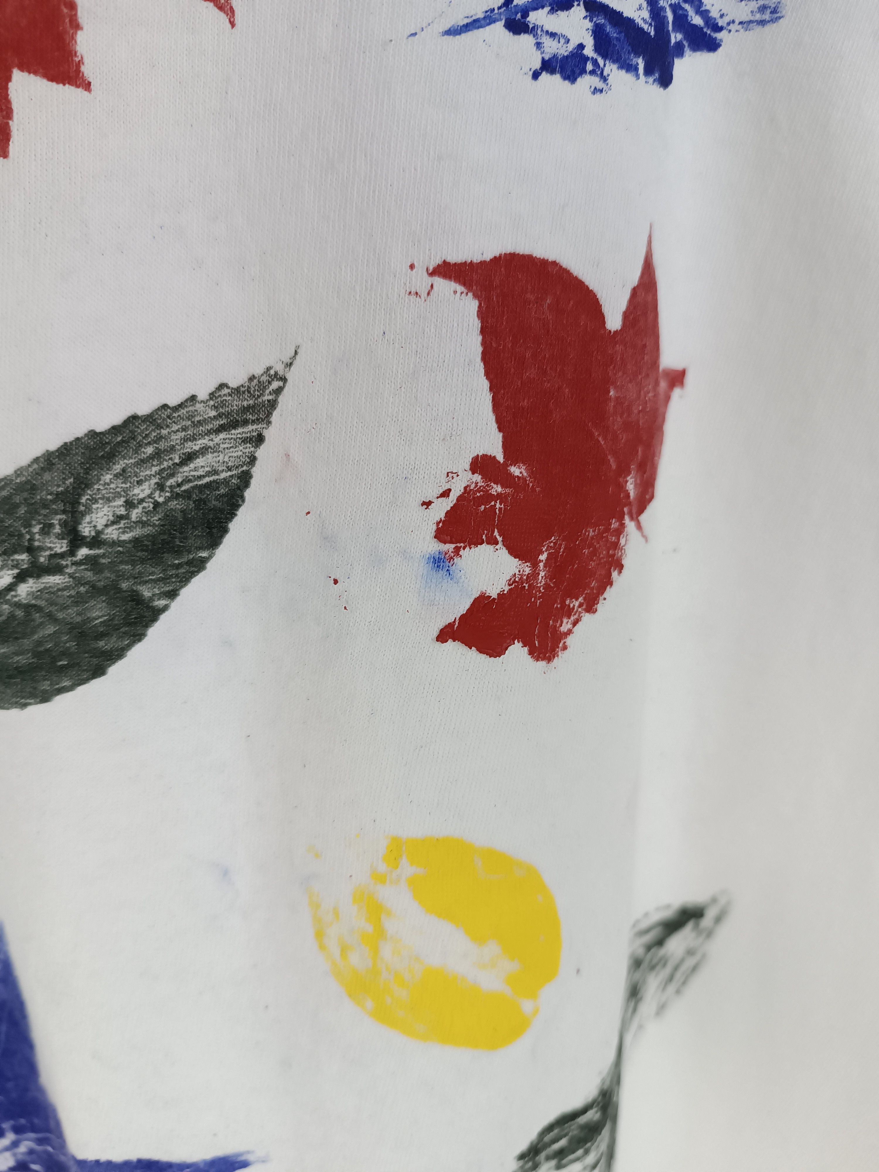 Vintage VINTAGE ART TEE DIY FROM LEAF WITH PAINT VERY RARE! Size US M / EU 48-50 / 2 - 15 Thumbnail
