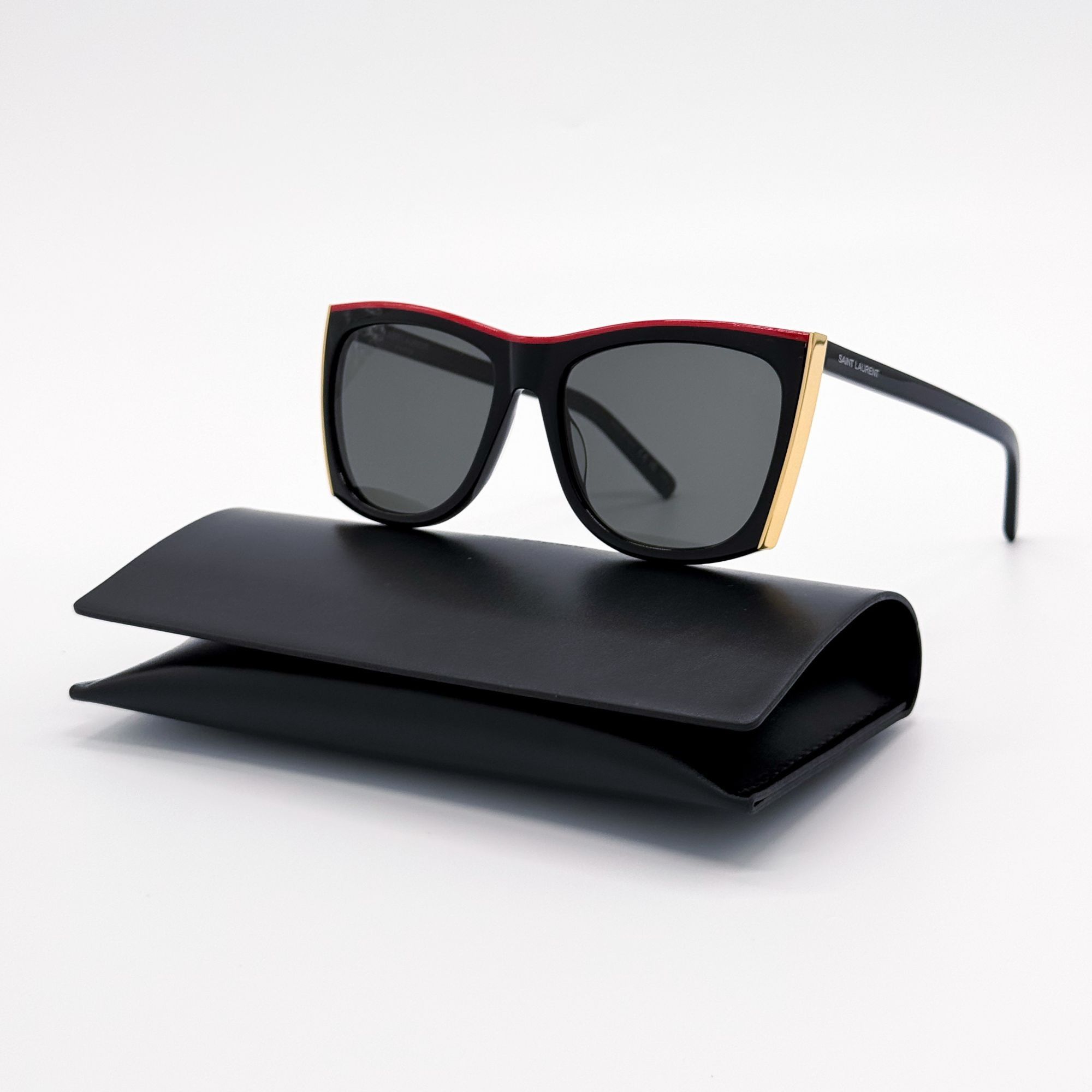 Saint Laurent Paris NEW SAINT LAURENT PALOMA SL539 001 WOMEN BLACK/GRAY EYEWEAR Size ONE SIZE - 2 Thumbnail