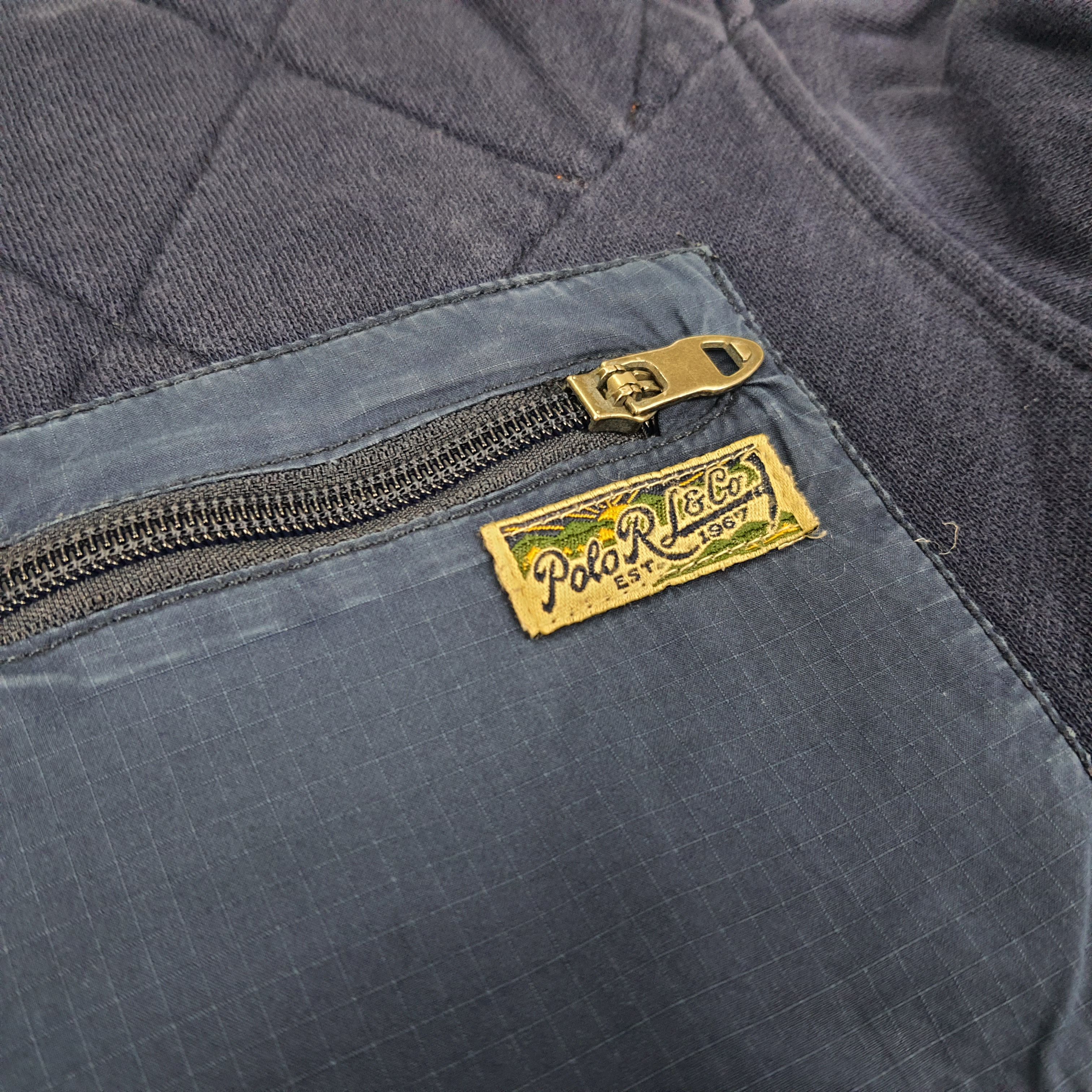 Polo Ralph Lauren × Vintage Vintage POLO Ralph Lauren Half Zipper Sweatshirts Size US XL / EU 56 / 4 - 3 Thumbnail