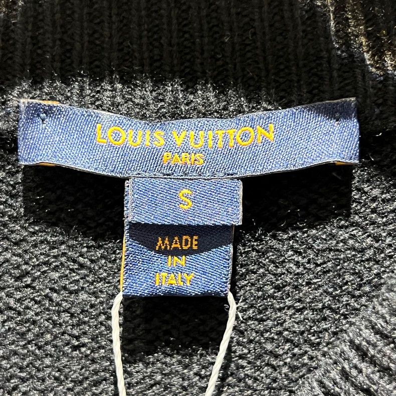 Louis Vuitton Louis Vuitton Black monogrammed logo knit dress Size S / US 4 / IT 40 - 3 Thumbnail