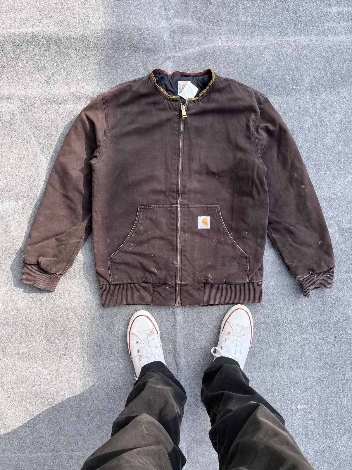 image of Carhartt Wip Carhatt J130 Dkb Jacket in Dark Brown, Men's (Size Small)