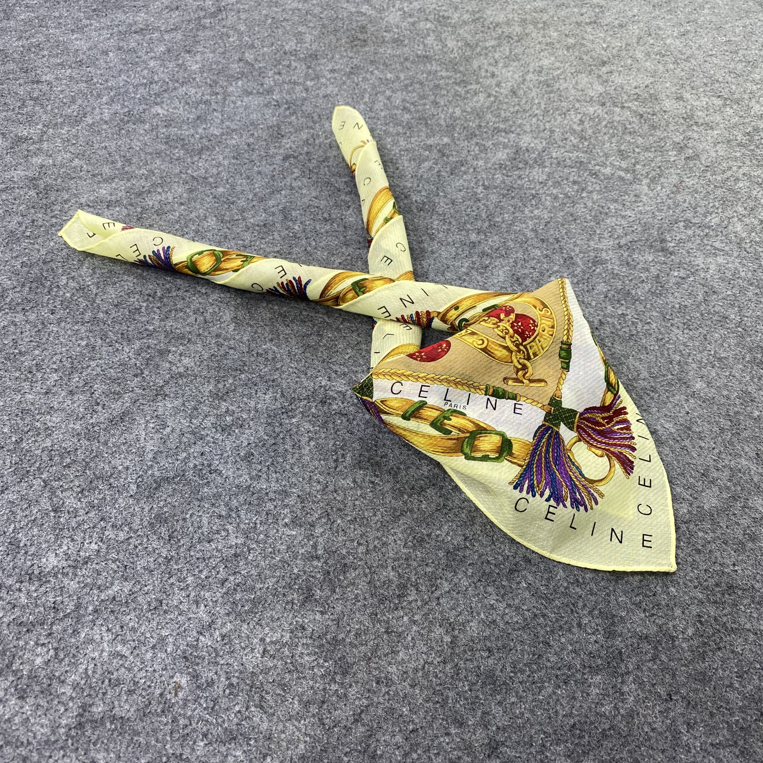 Celine Celine Handkerchief Neckerchief Bandana-B2062 Size ONE SIZE - 1 Thumbnail