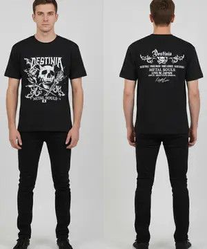 Band Tees DESTINIA "Metal Souls" Japan Tour Shirt Size US M / EU 48-50 / 2 - 4 Thumbnail