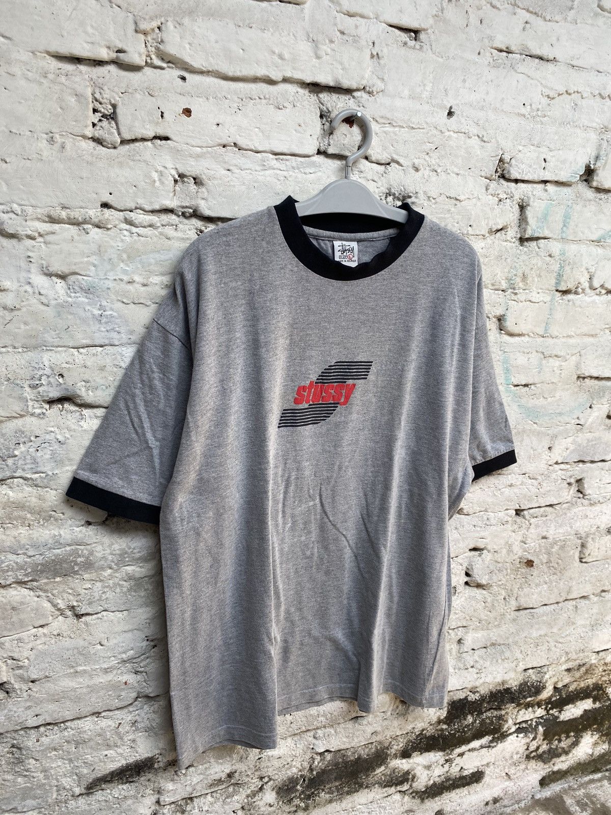 Stussy VINTAGE 90S STUSSY RINGER TEE MADE IN AUSTRALIA Size US L / EU 52-54 / 3 - 2 Thumbnail