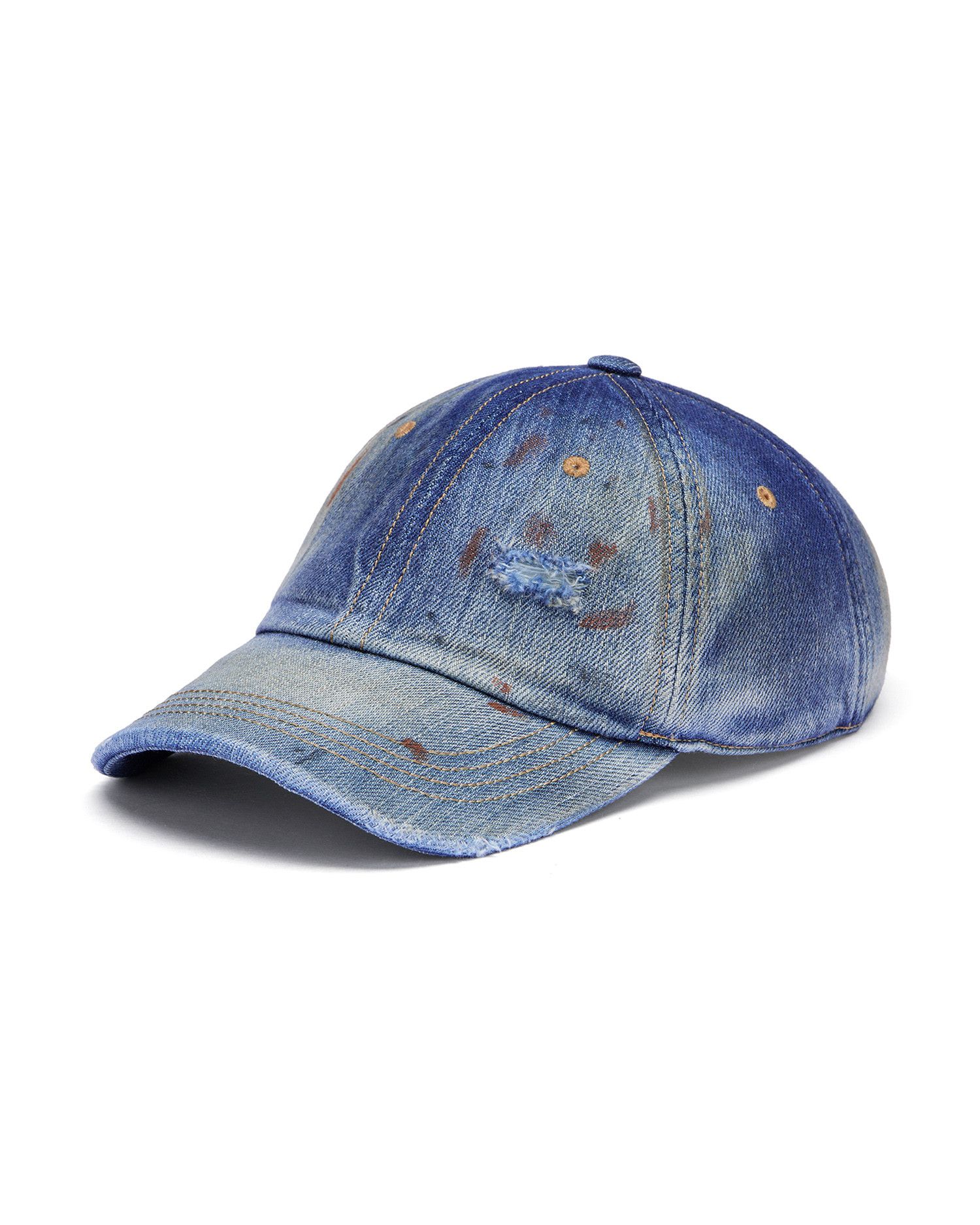 Acne Studios Acne Studios Ripped Denim Cap Size ONE SIZE - 1 Thumbnail