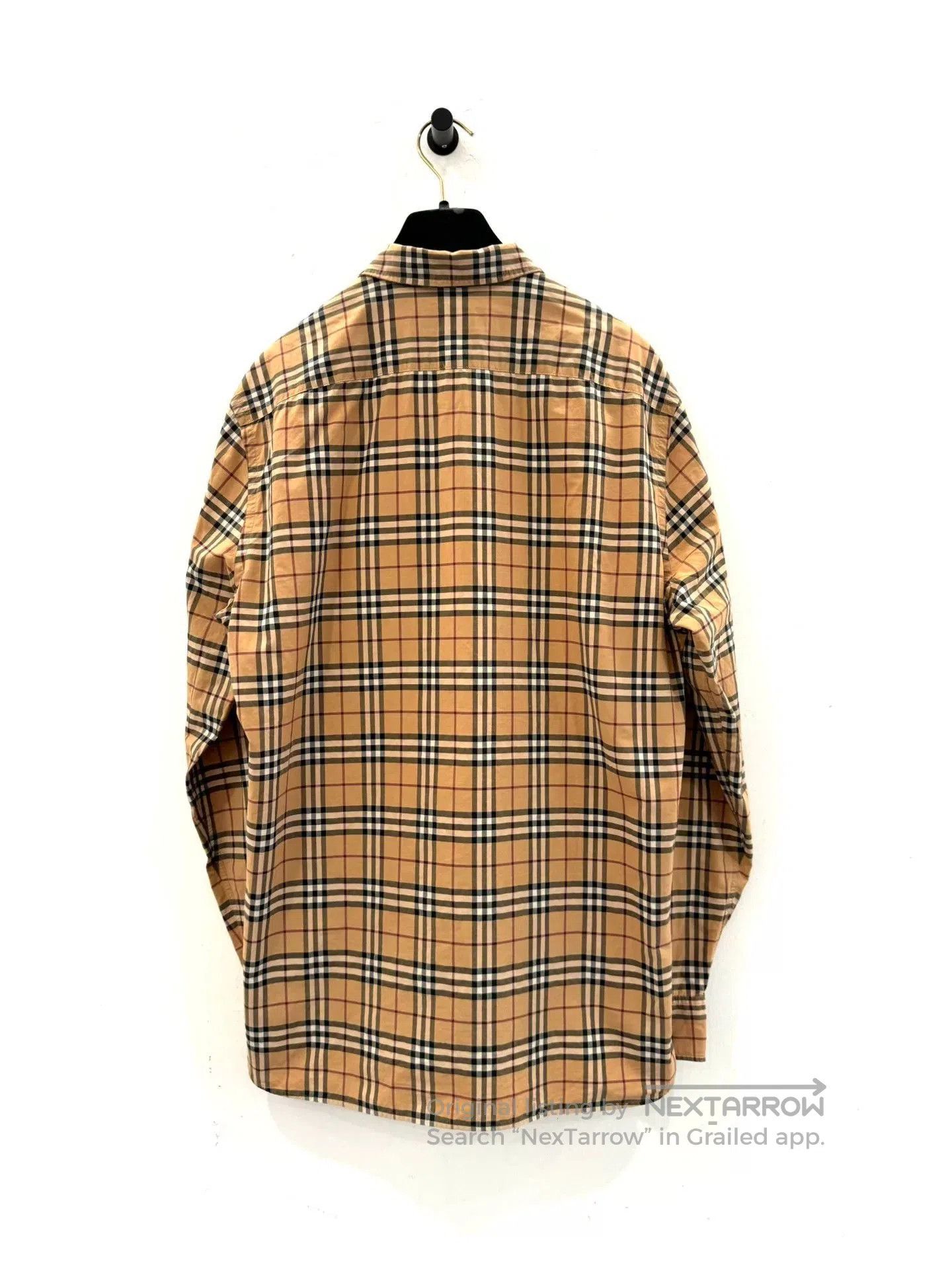 Burberry Burberry Brown Check Men's Shirt. Size US M / EU 48-50 / 2 - 2 Thumbnail