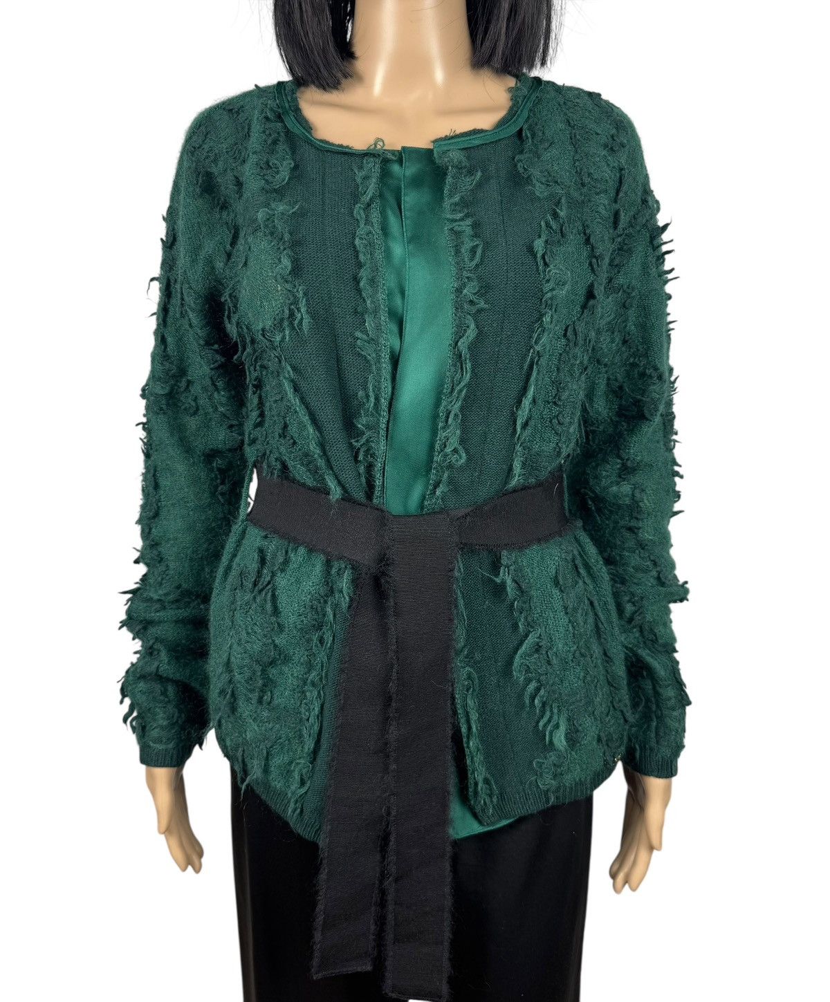 Iceberg Iceberg Lana Wool Mohair Cardigan Belted Embroidery size M Size M / US 6-8 / IT 42-44 - 2 Thumbnail