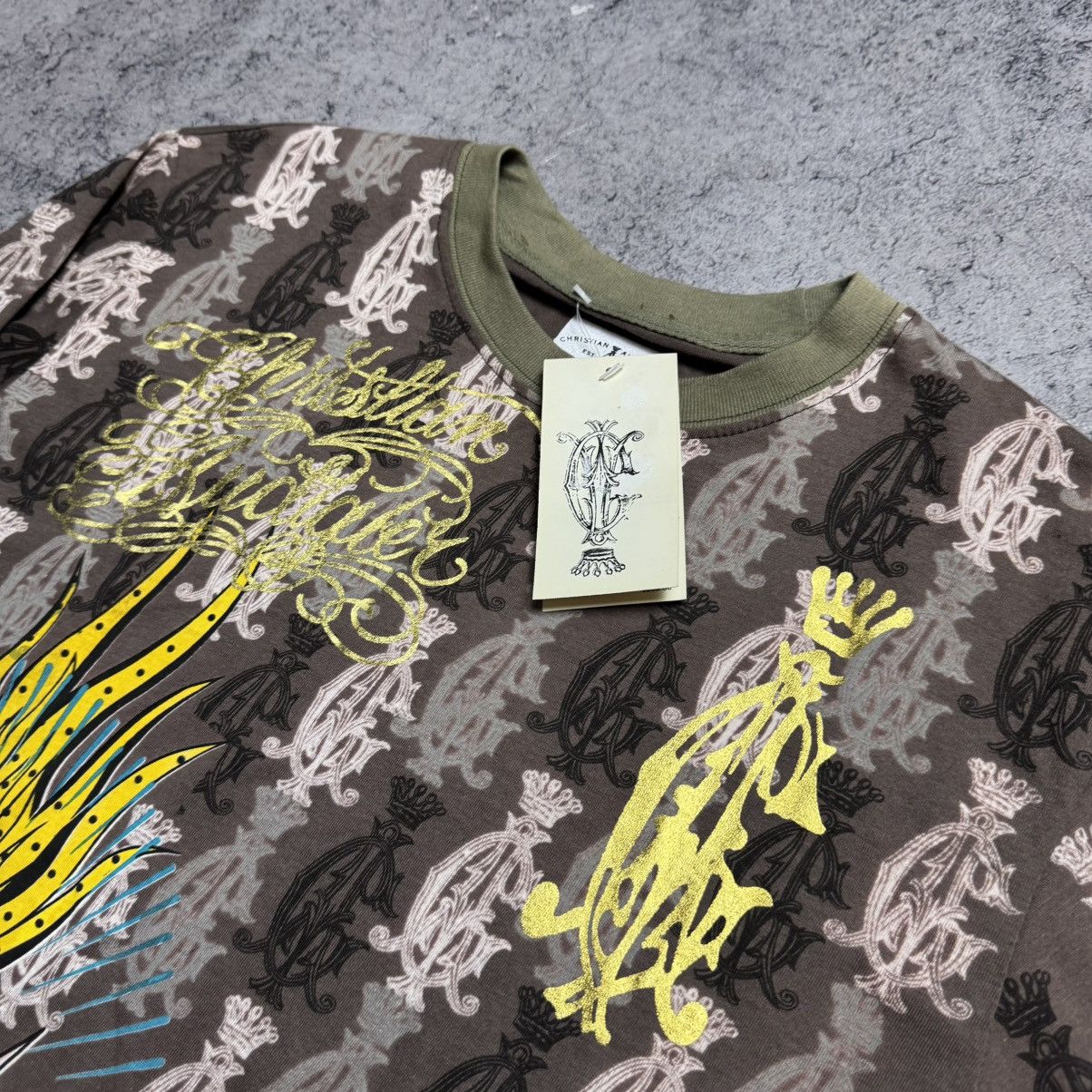 Christian Audigier NEW Christian Audigier Vintage Longsleeve T Shirt Size US XL / EU 56 / 4 - 5 Thumbnail